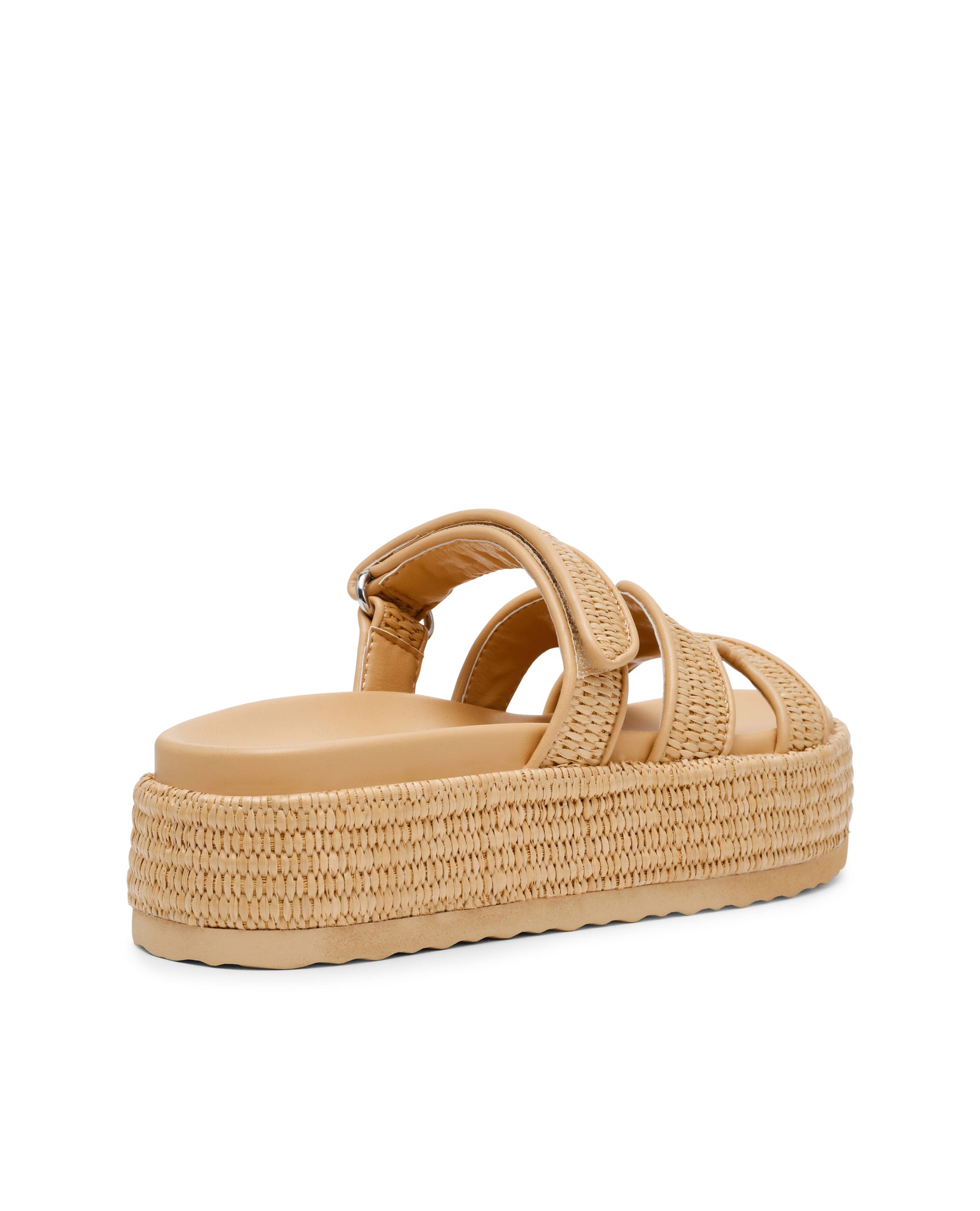 Sandálias Rasas Bigmissile Natural Raffia Castanho-claro-3