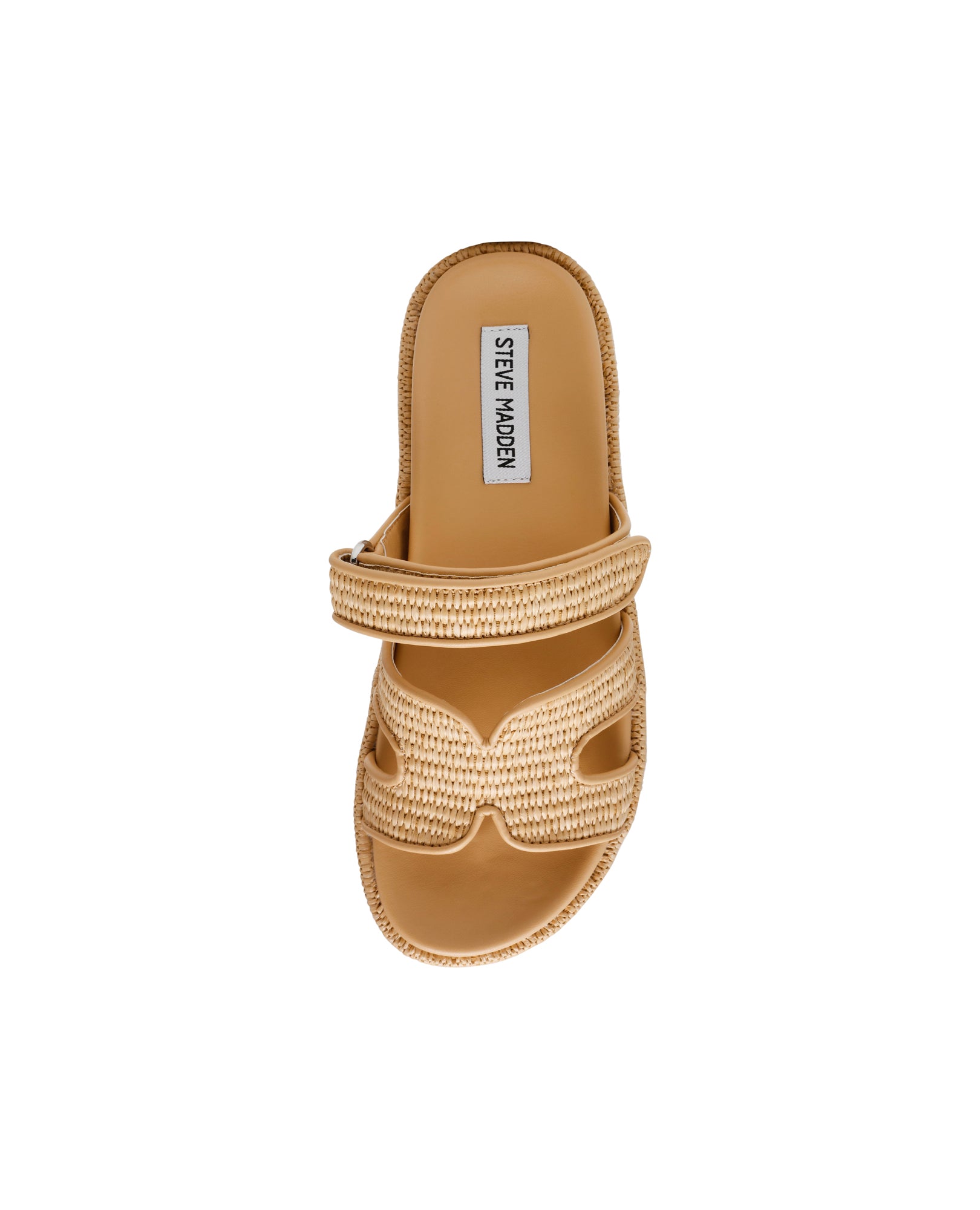 Sandálias Rasas Bigmissile Natural Raffia Castanho-claro-4