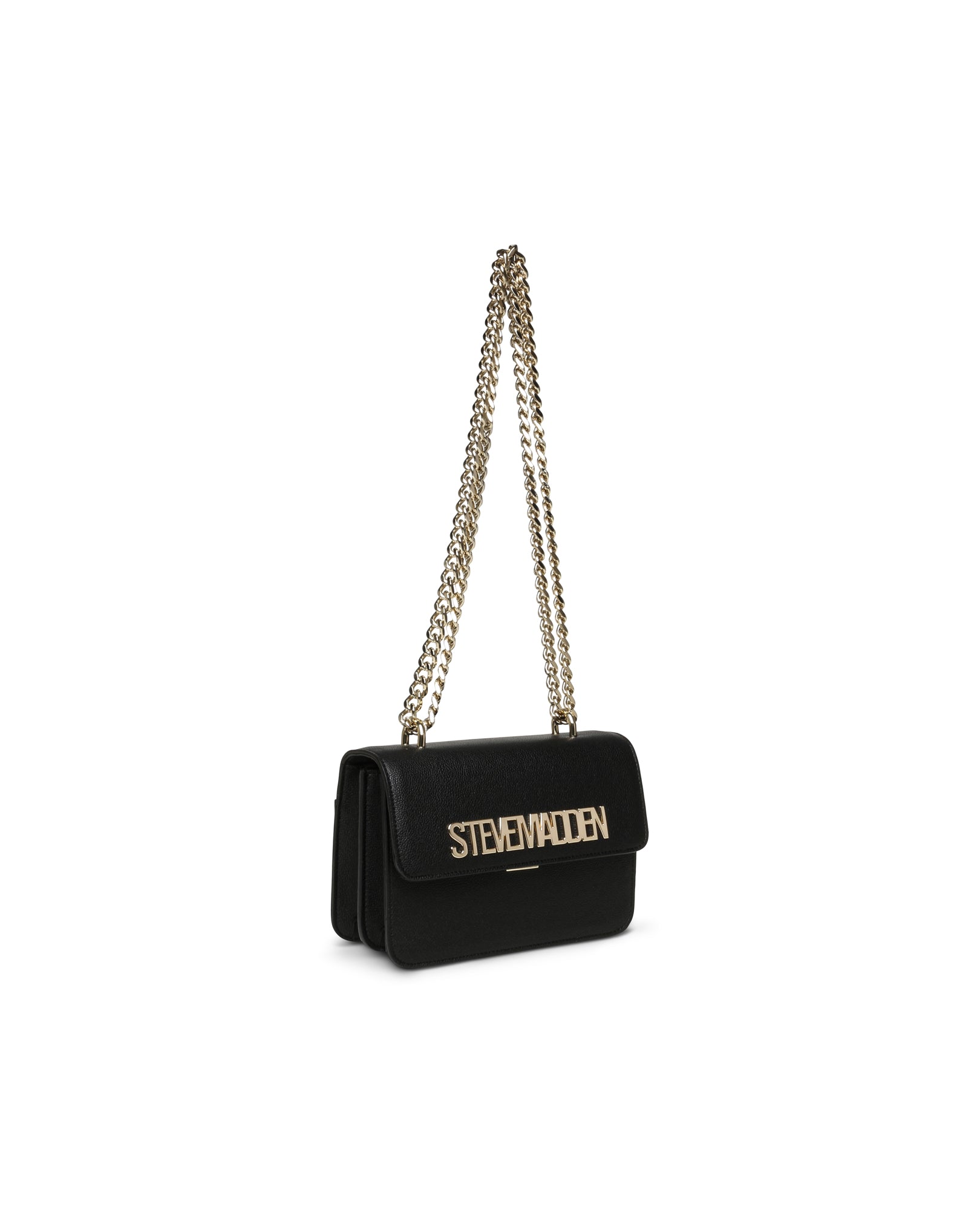 Mala a Tiracolo Bstakes-2 Black/Gold Preto-2