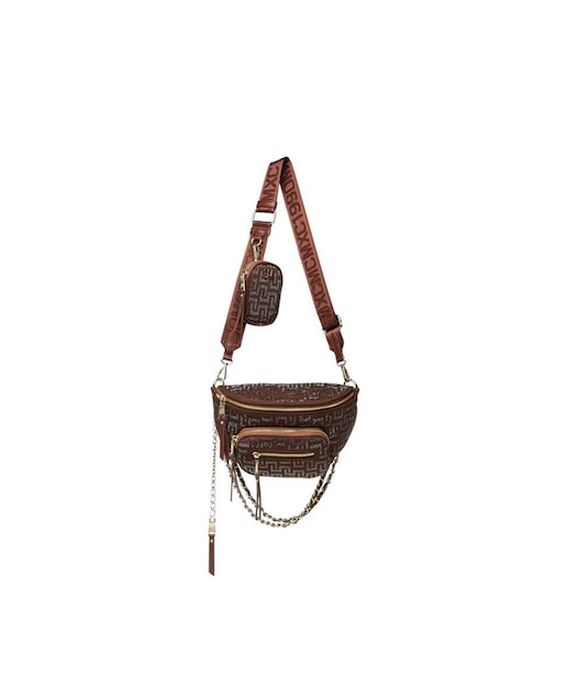 Imagem 0 de Mala de Tiracolo Bmaxima-S Brown/Gold