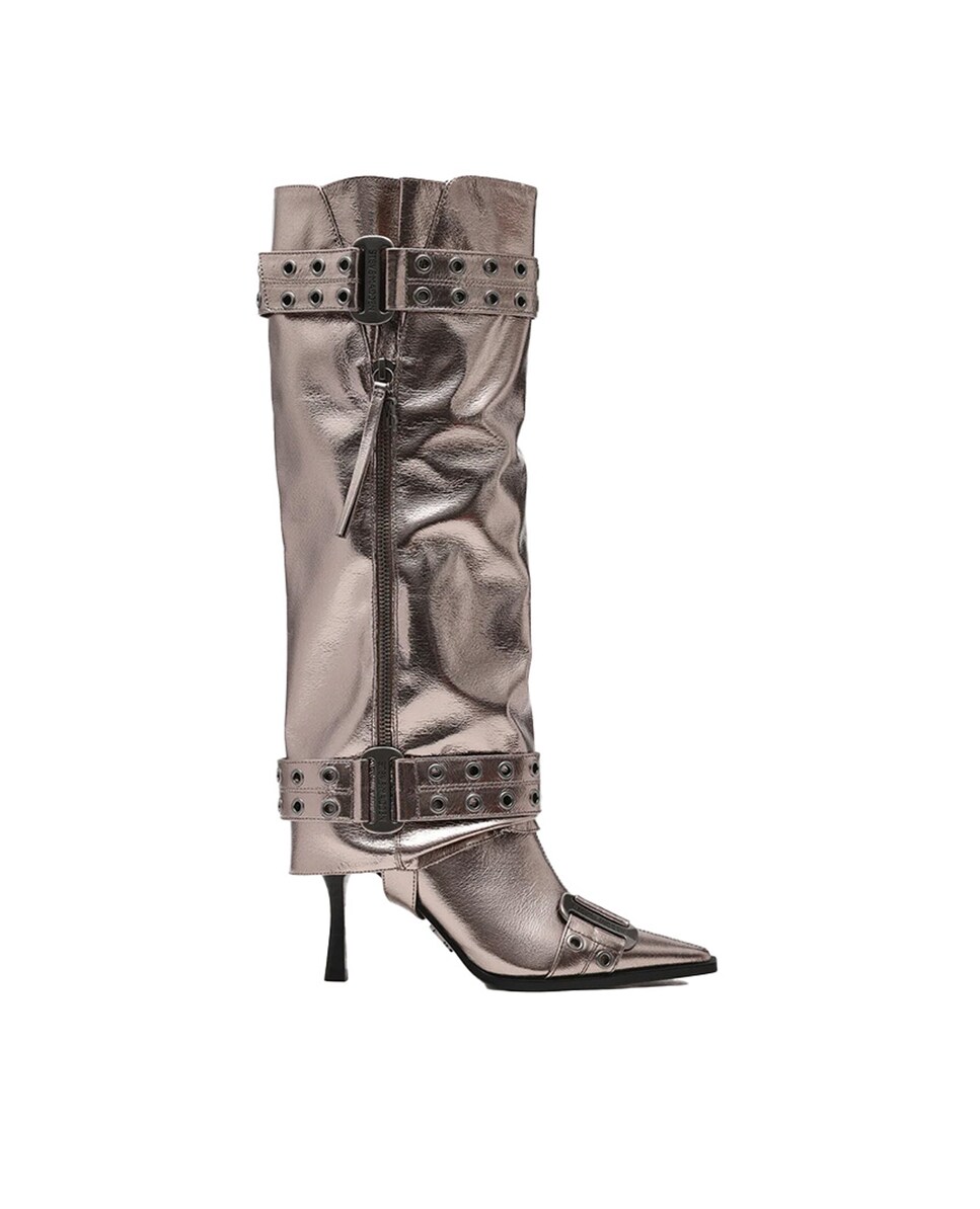 Botas Showcaser Pewter Crinkle Cinzento-escuro-1