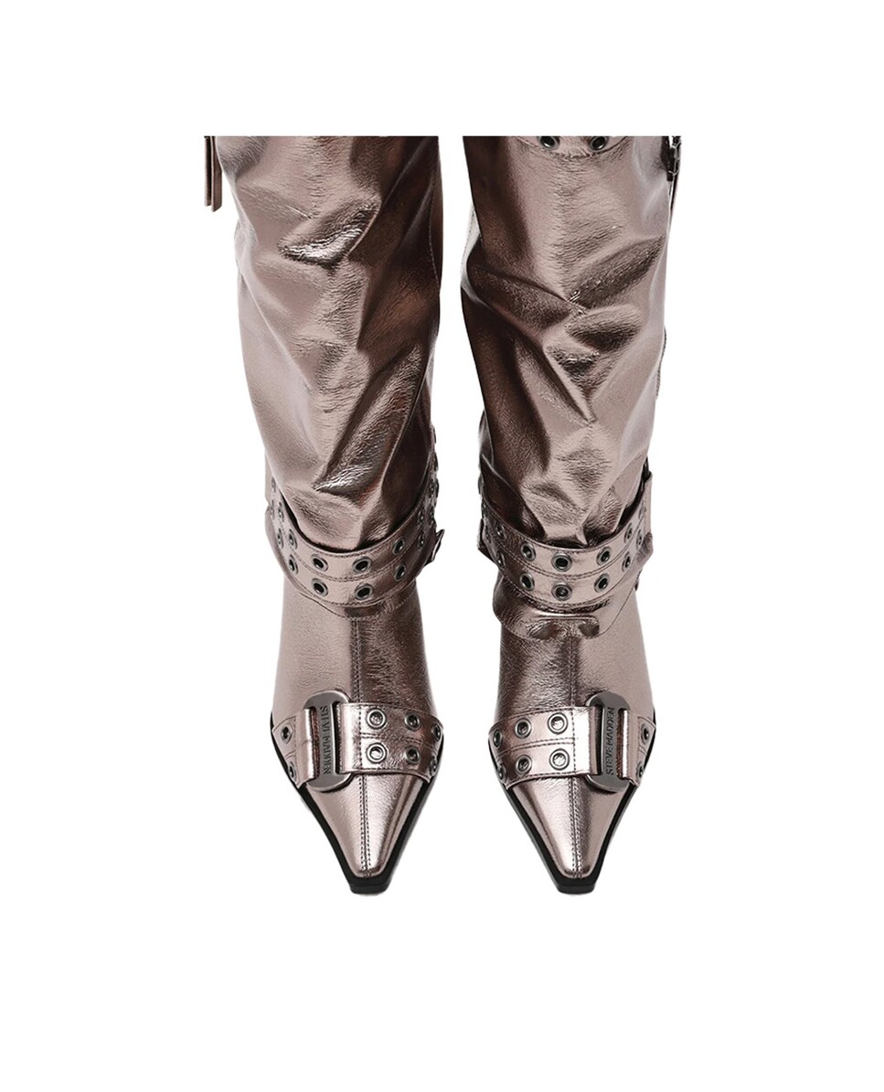 Botas Showcaser Pewter Crinkle Cinzento-escuro-3