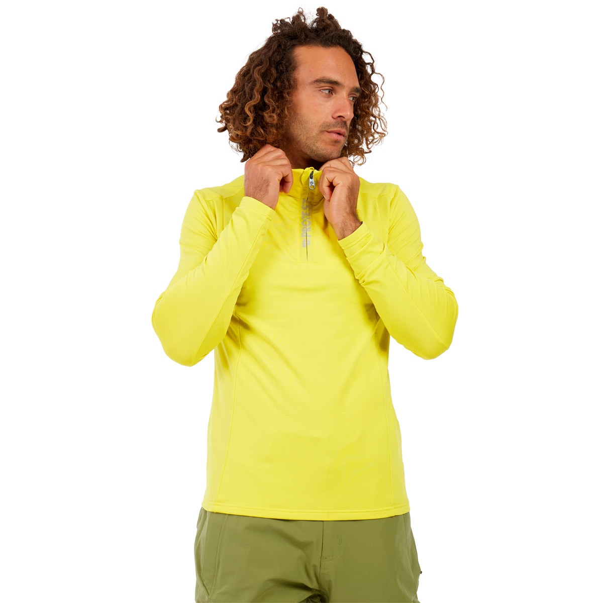 Forro Polar de Ski Rewill 1/4 Zip Protest Amarelo-3