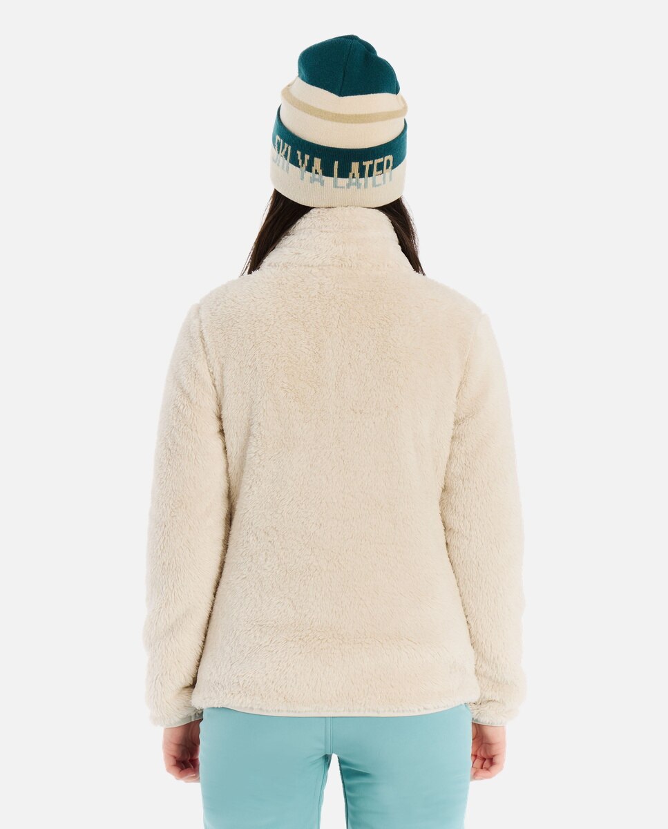 Forro Polar de Ski Riri Jr Full Zip Protest Branco-2