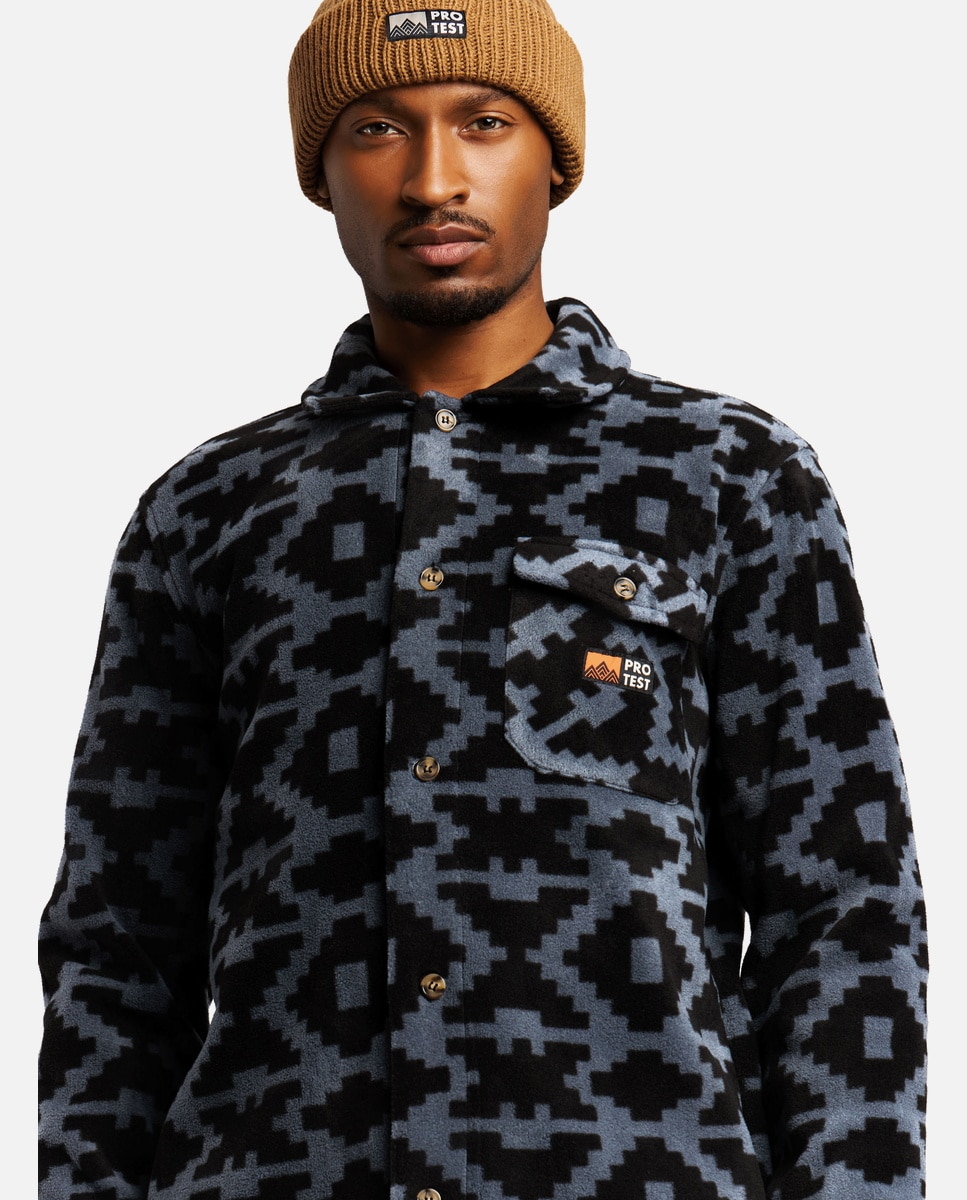 Camisa de Ski Howden Protest Cinzento-6