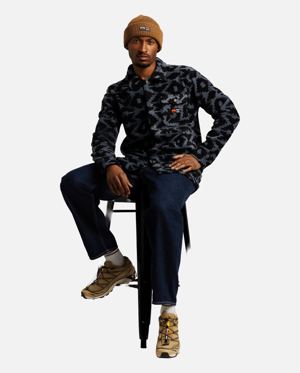 Camisa de Ski Howden Protest Cinzento-7