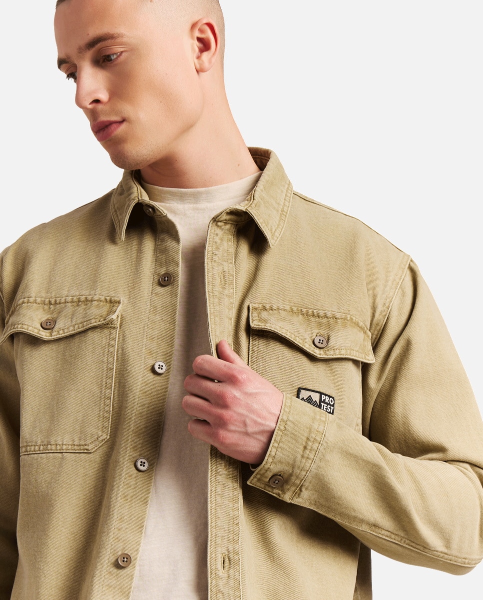 Camisa de Ski Adored Protest Natural-6