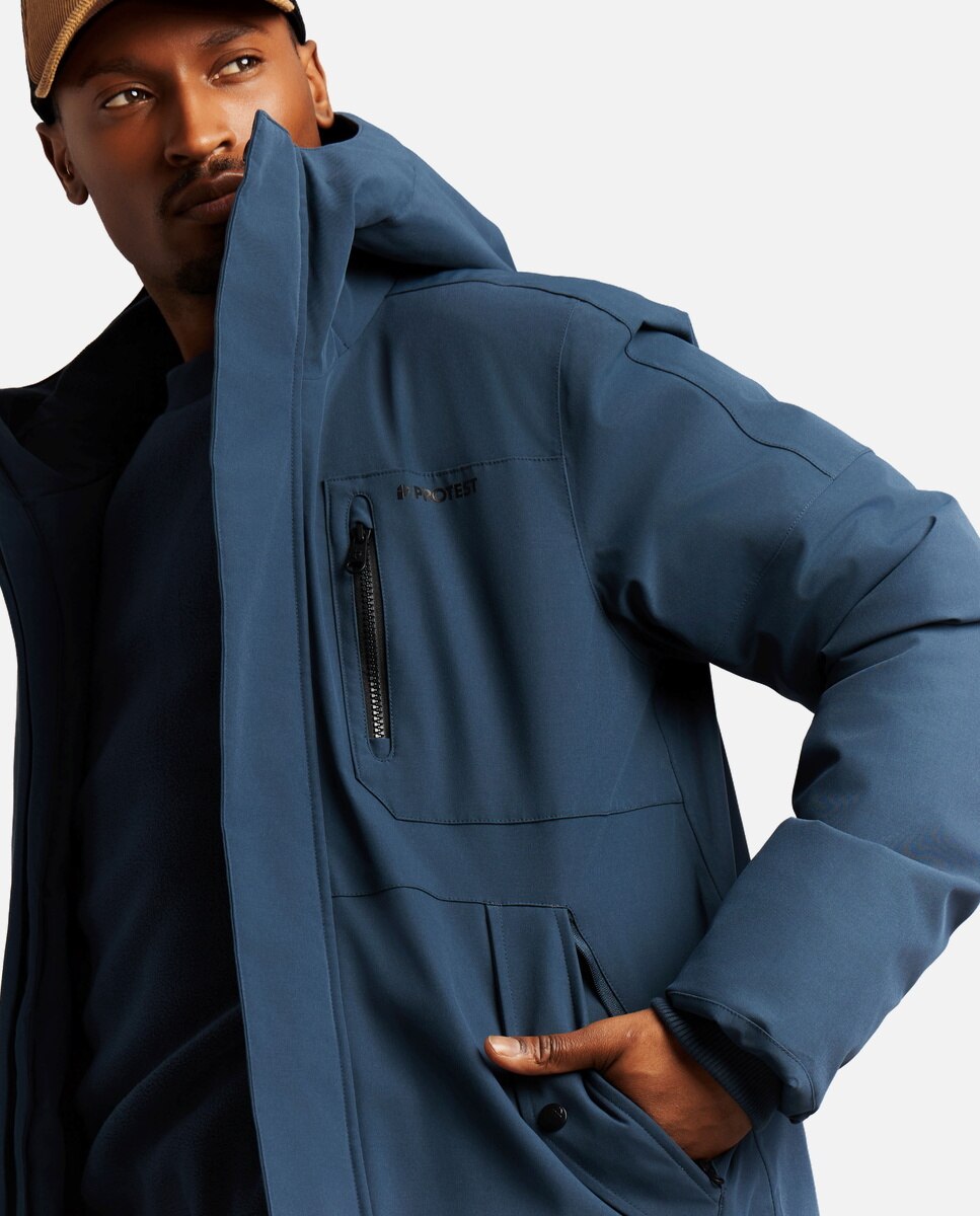 Casaco de Ski Hemley Outdoor Long Protest Azul-6