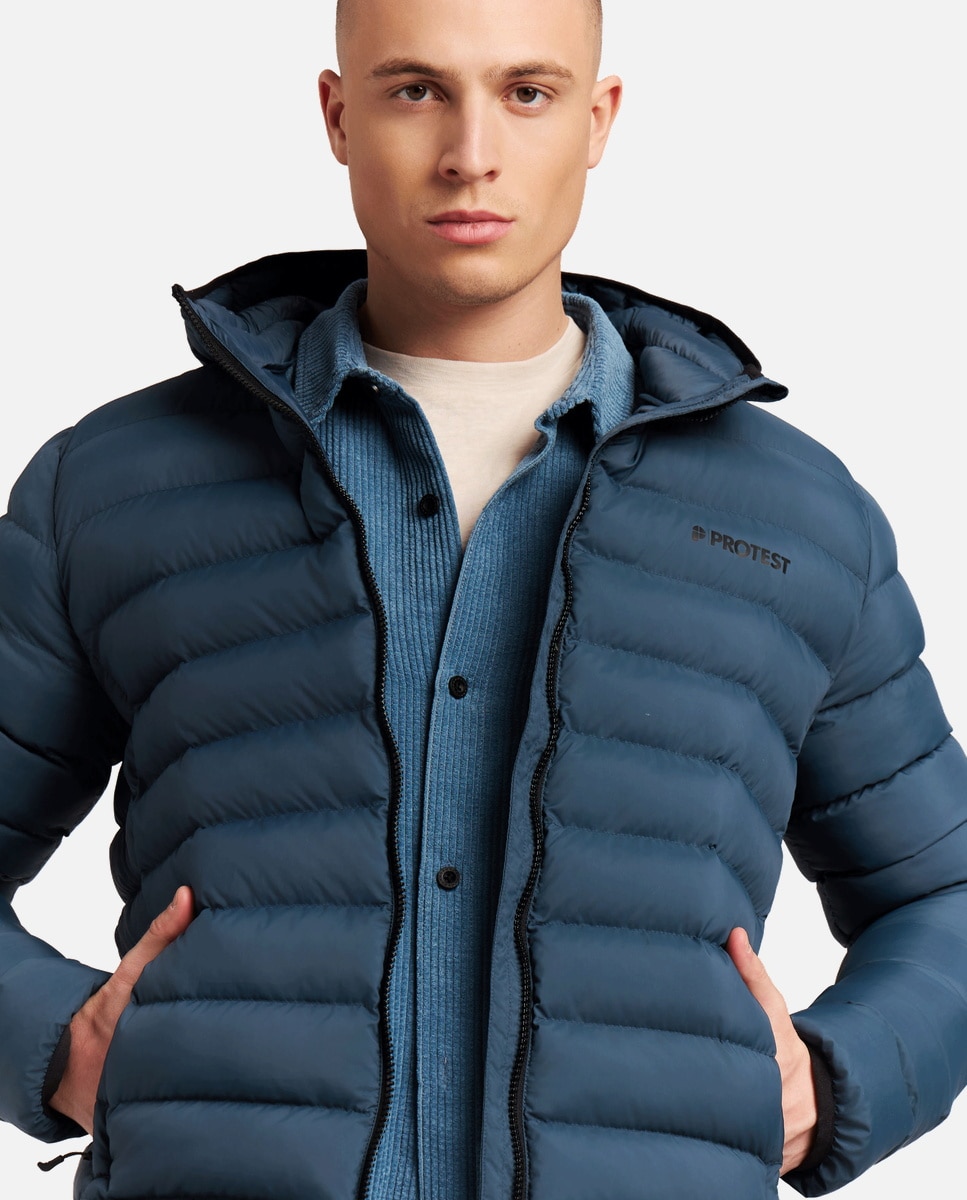 Casaco de Ski Basso Outdoor Pufferjacket Protest Azul-6