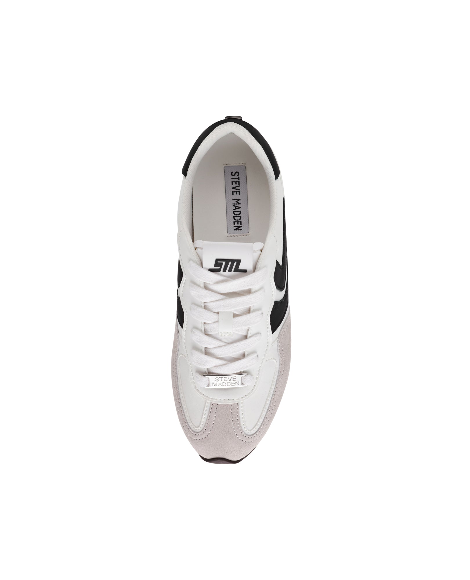 Sapatilhas Abbi-Sm Branco/Preto Cinza Branco-4