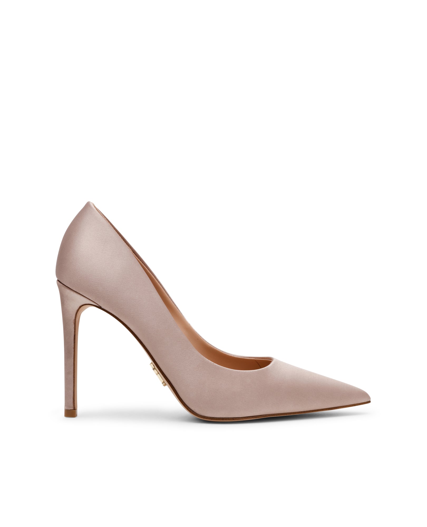 Sapatos de Salto Thrive Taupe Cetim Taupe-1