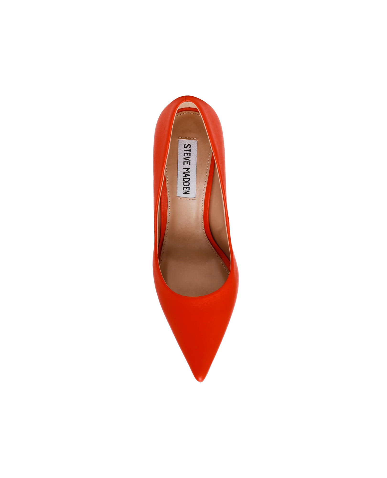Sapatos de Salto Thrive Vermelho Laranja Pele Vermelho-4