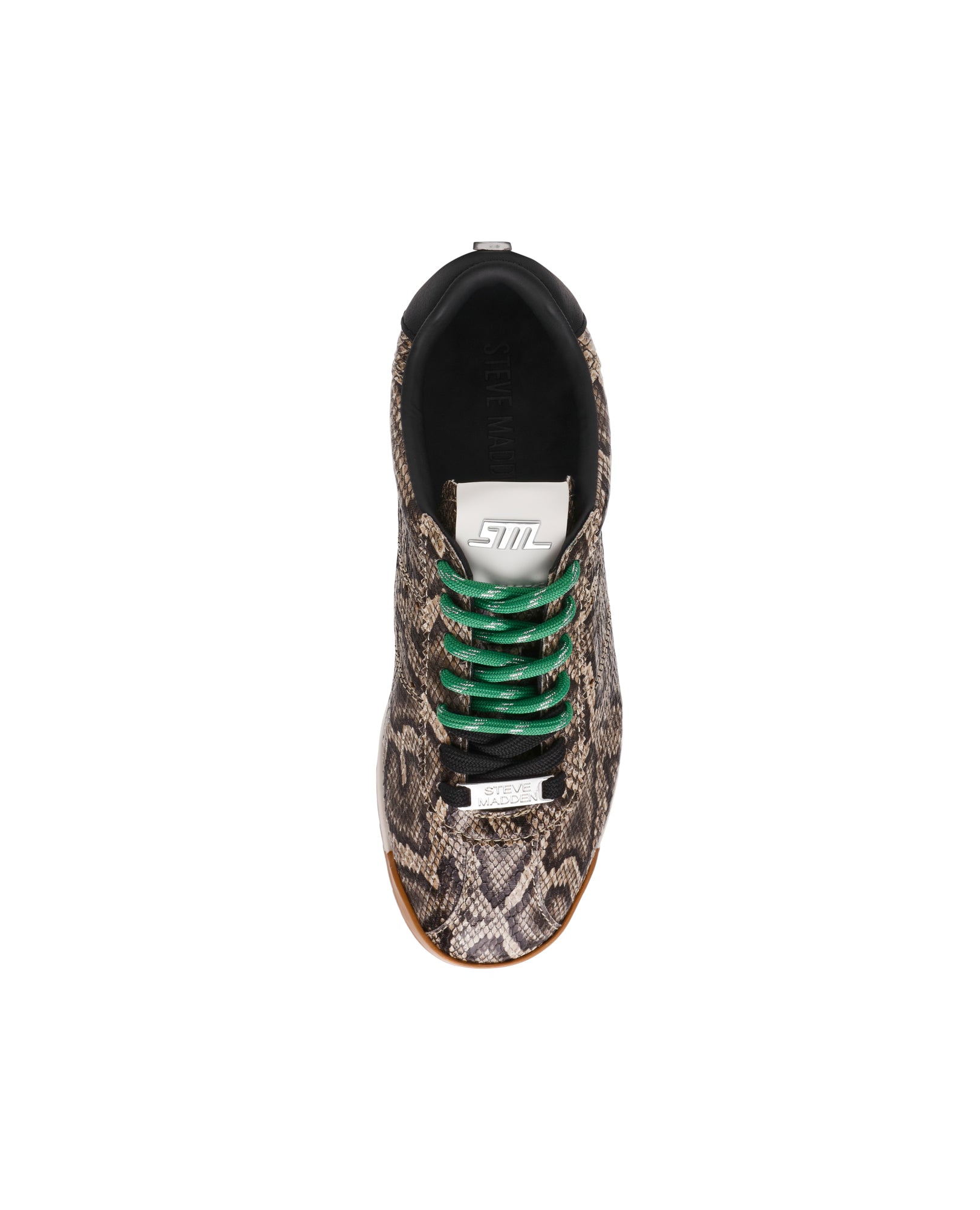 Sapatilhas Mirage-Sm Beige Estampado Cobra Estampado-4
