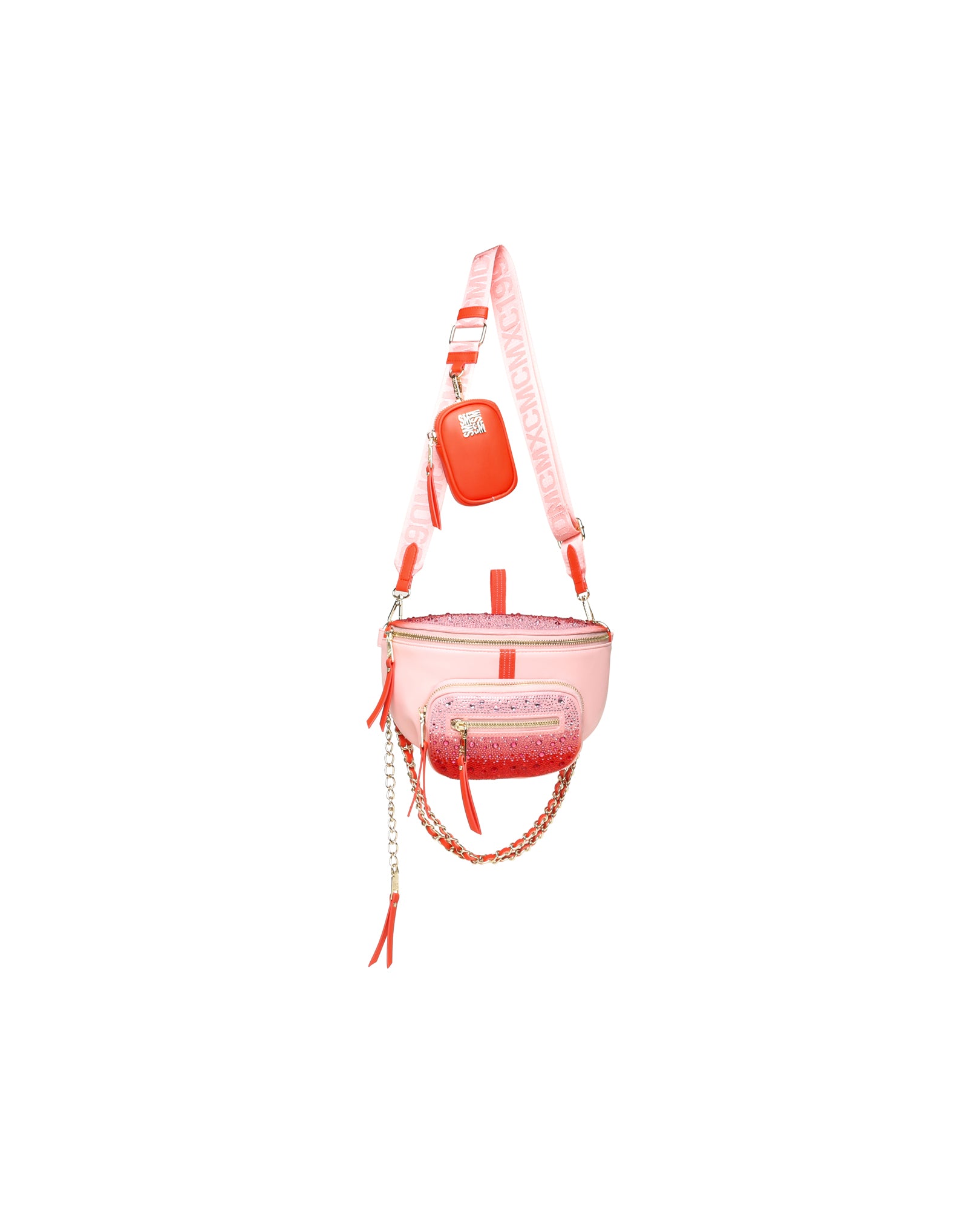 Mala a Tiracolo Bmisti-P Pink/Red Multicolor-1