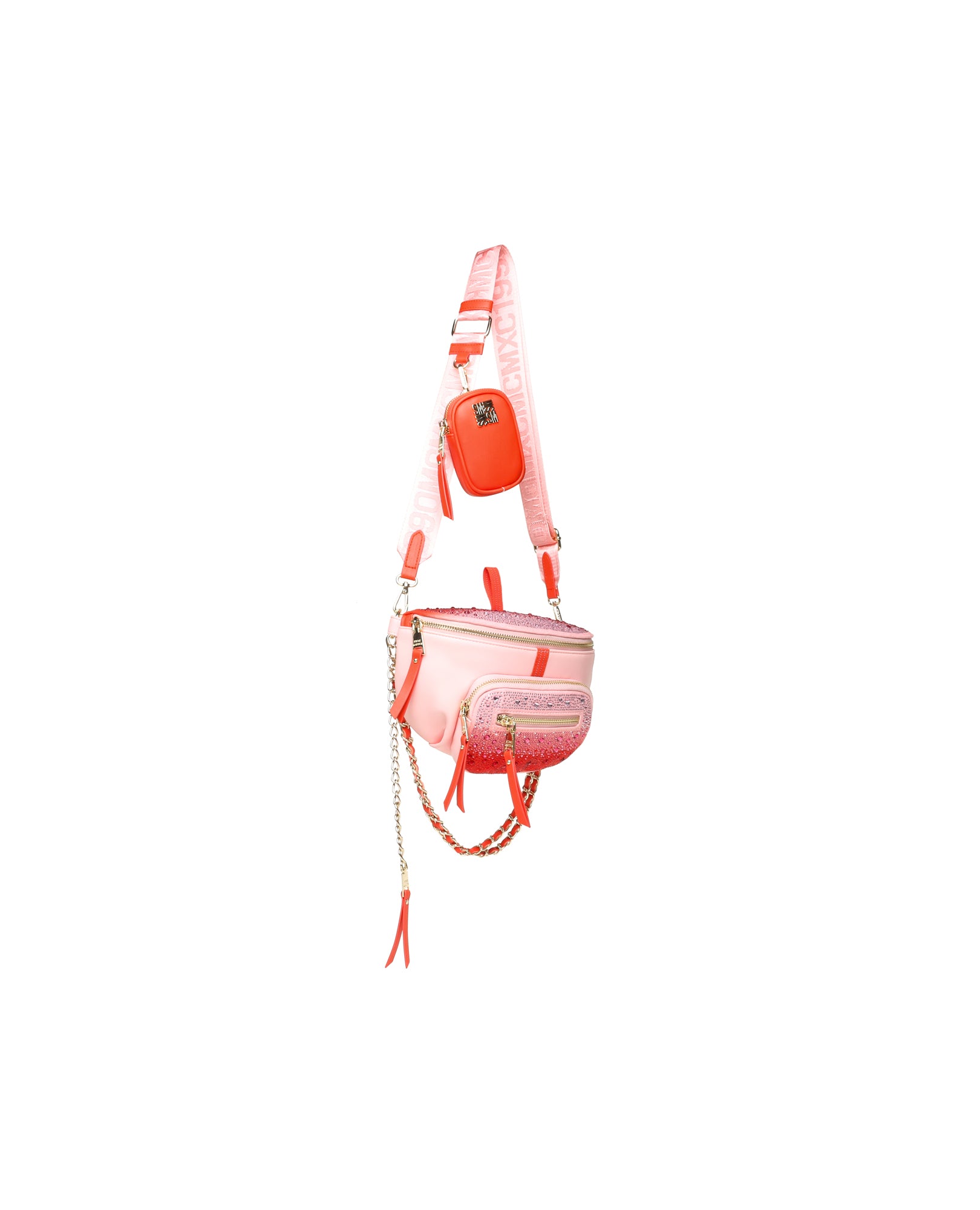Mala a Tiracolo Bmisti-P Pink/Red Multicolor-2