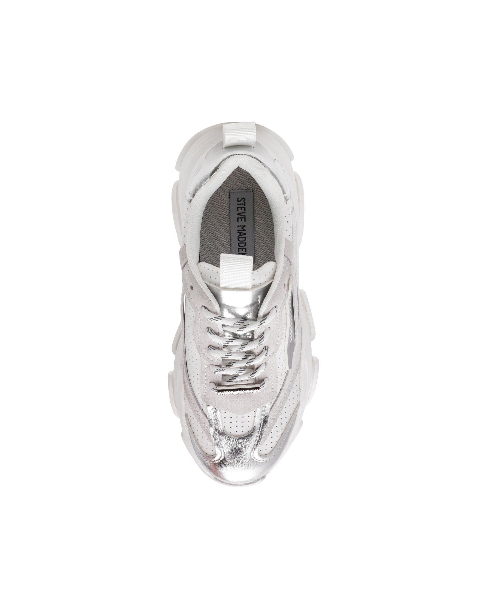 Sapatilhas Posses-Perf Branco/Prateado Branco-4