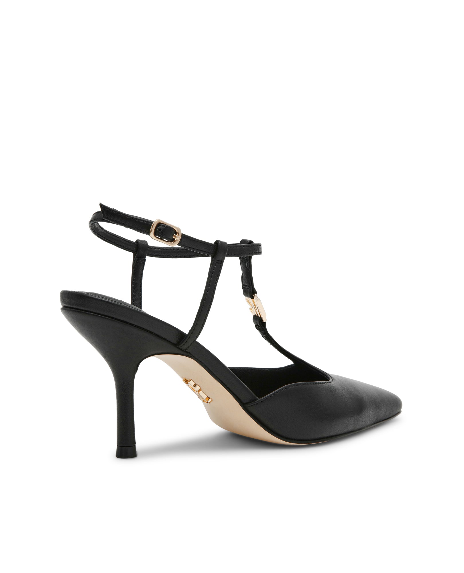 Sapatos de Salto Sanders Preto Pele Preto-3