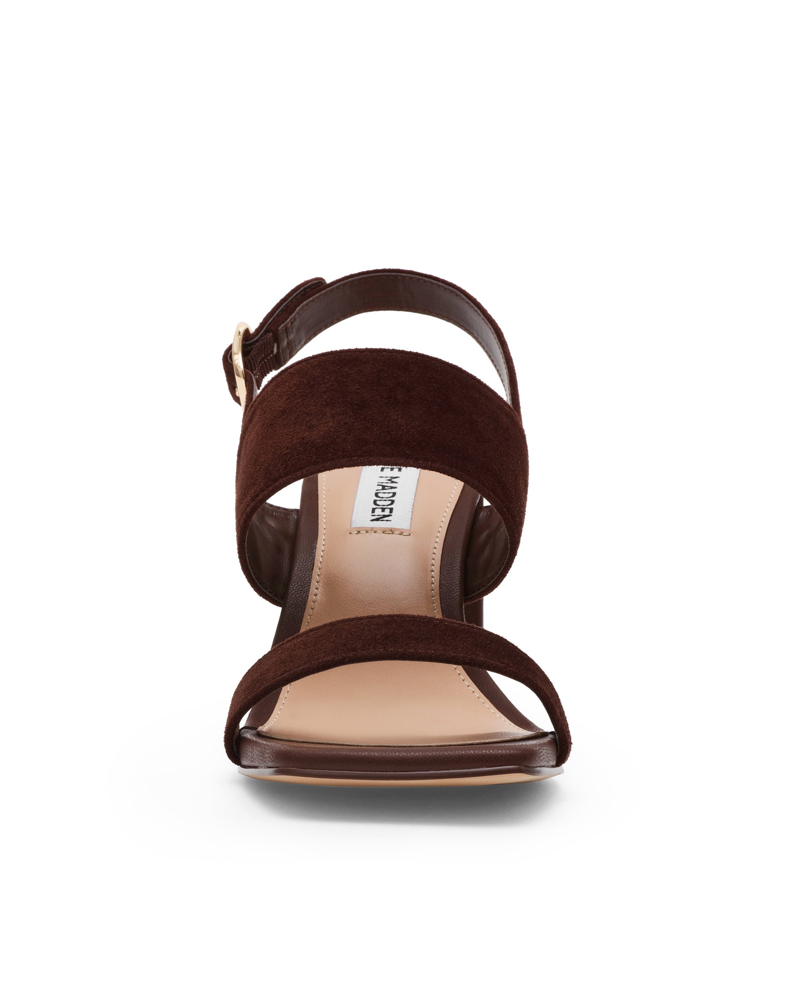 Sandálias de Salto Wendie Chocolate Castanho Camurça Castanho-3