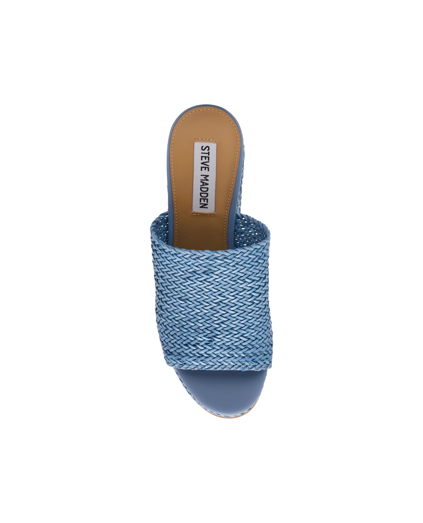 Sandálias Cunha Cassi Azul Raffia Azul-4