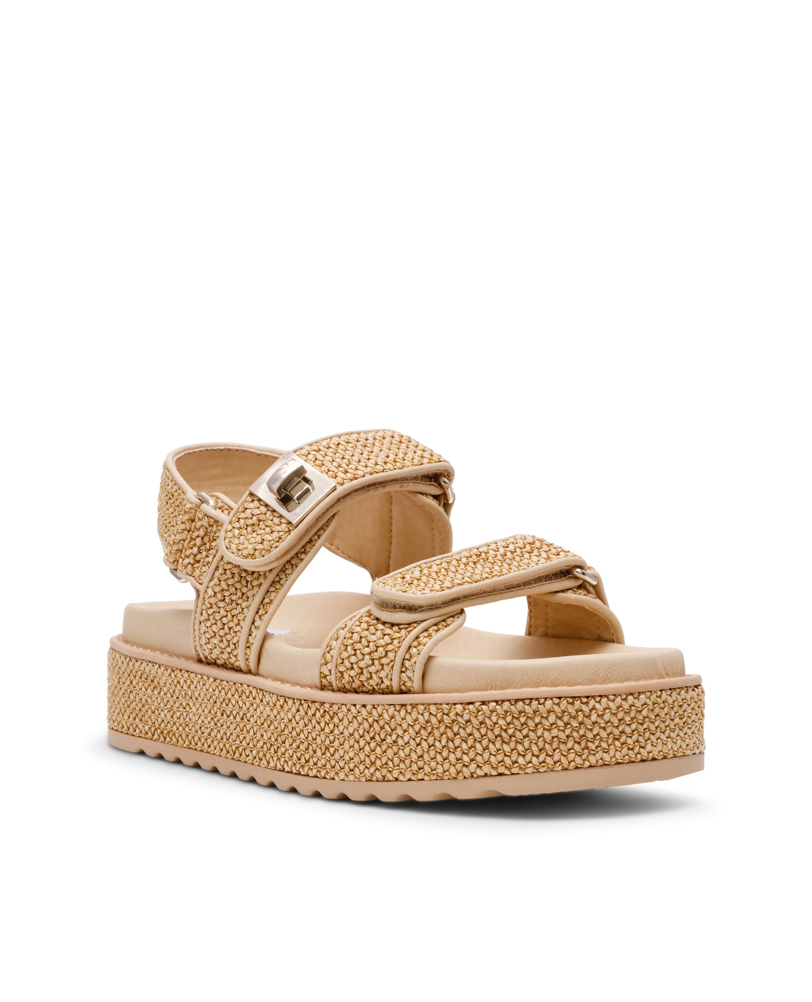 Sandálias Rasas Bigmona Natural Raffia Claro Castanho-claro-2