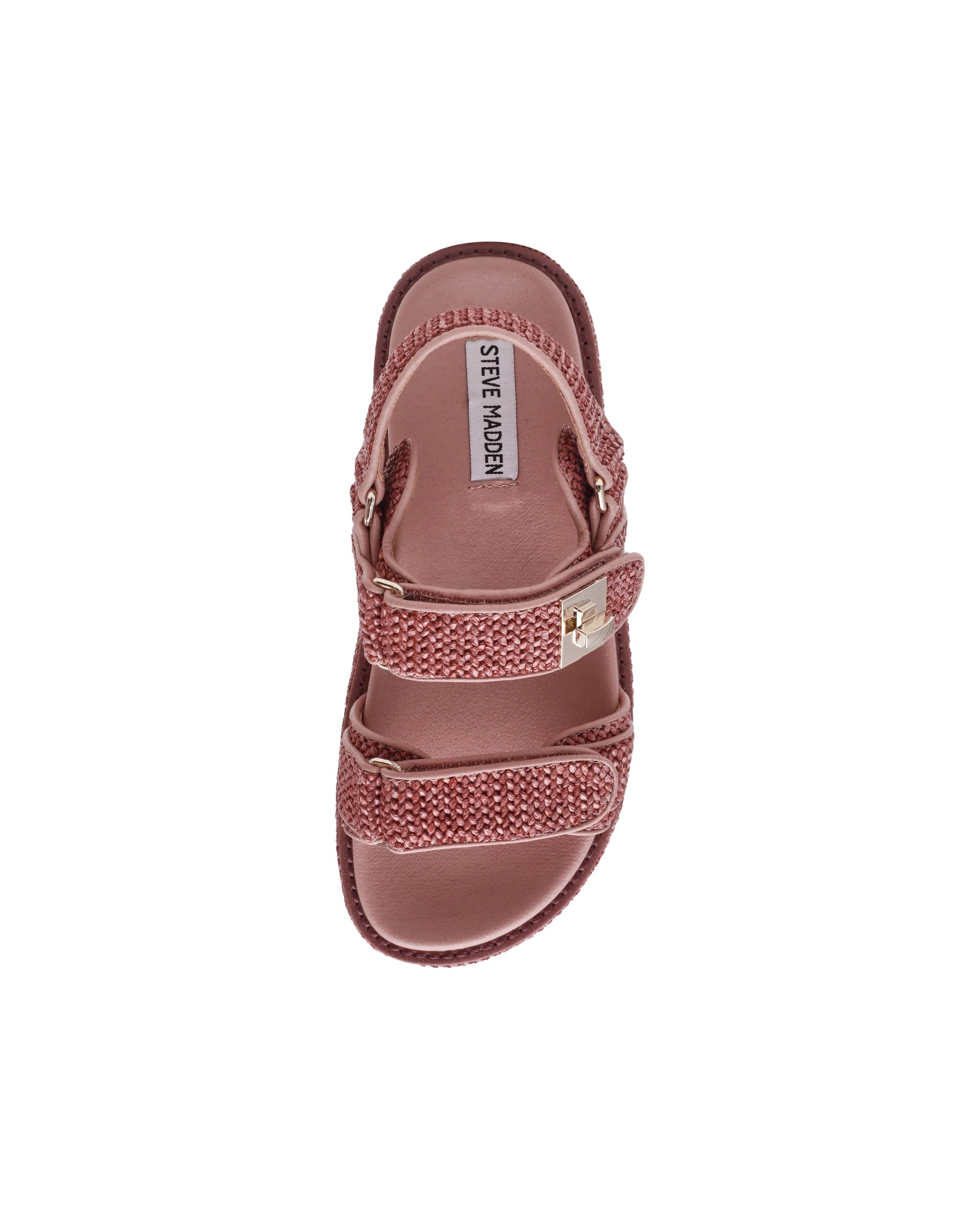 Sandálias Rasas Bigmona Rosa Desértico Raffia Rosa-4