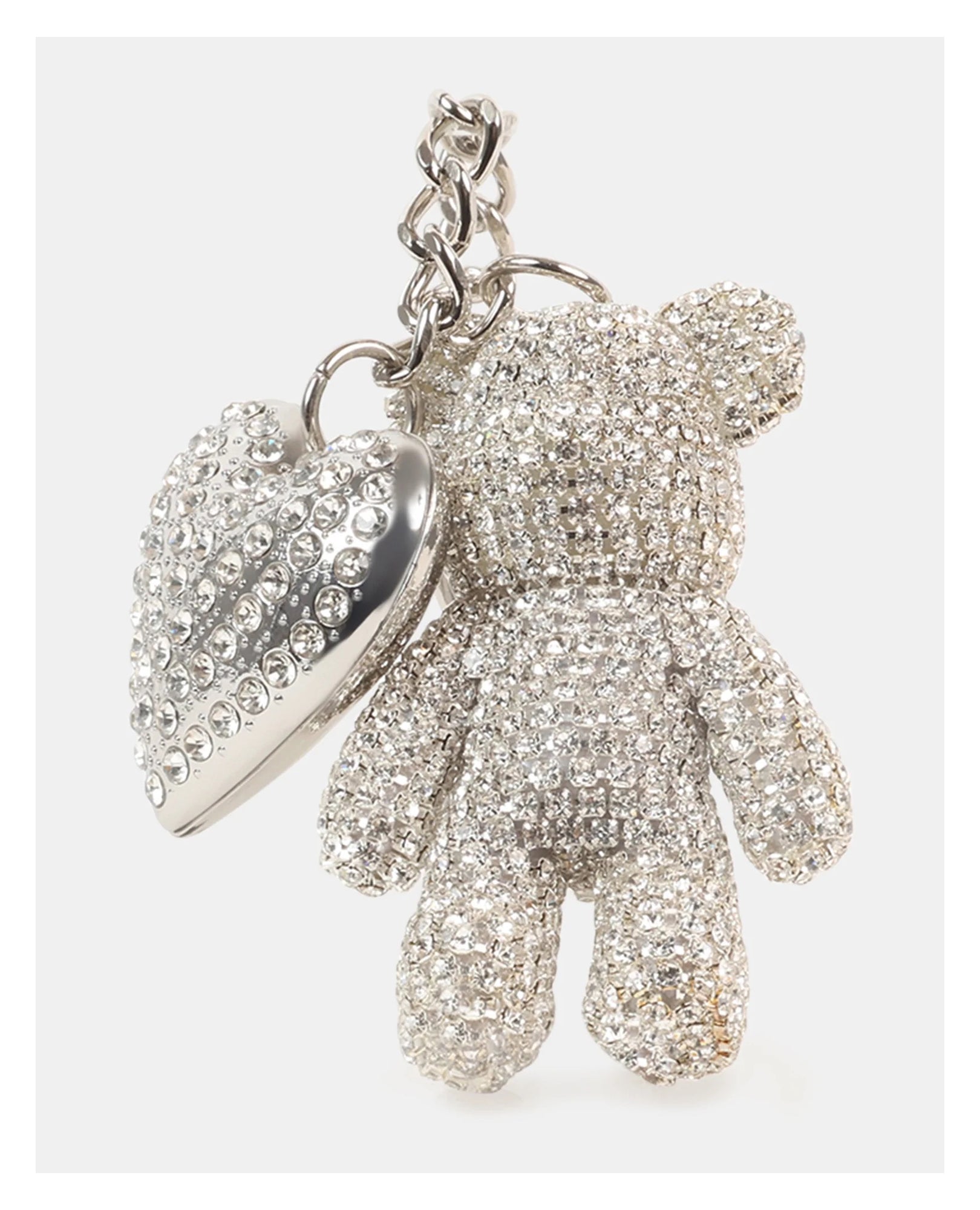 Bag Charm D-Teddy Silver Cinzento-claro-4