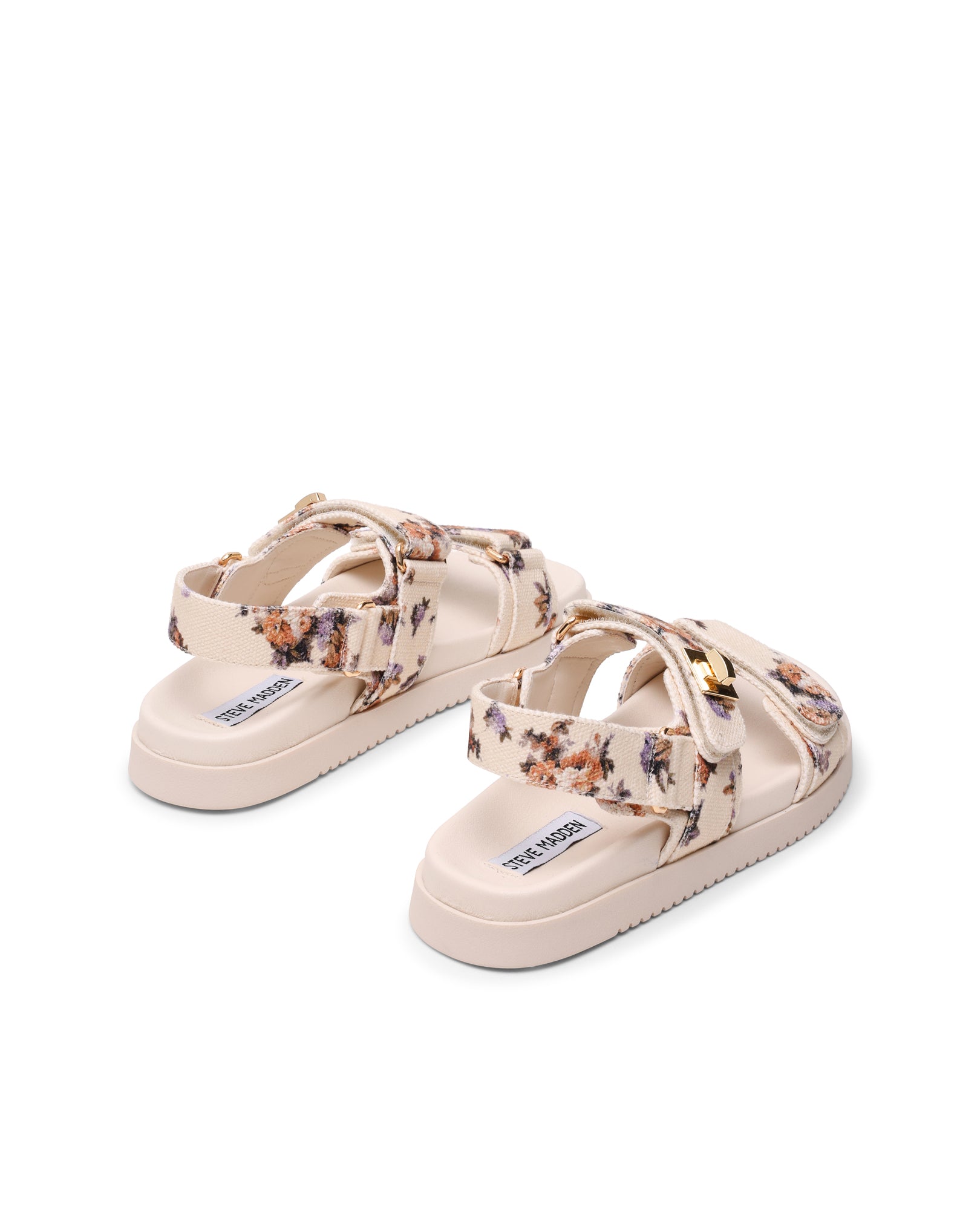 Sandálias Rasas Mona Floral Multicolor-3