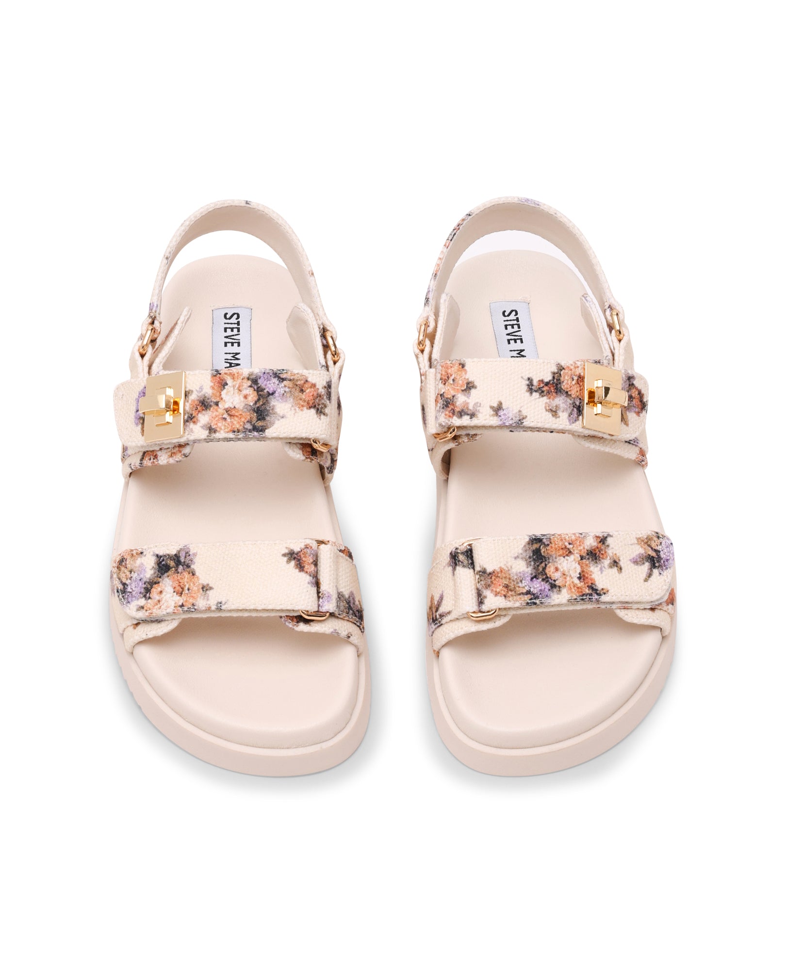 Sandálias Rasas Mona Floral Multicolor-4