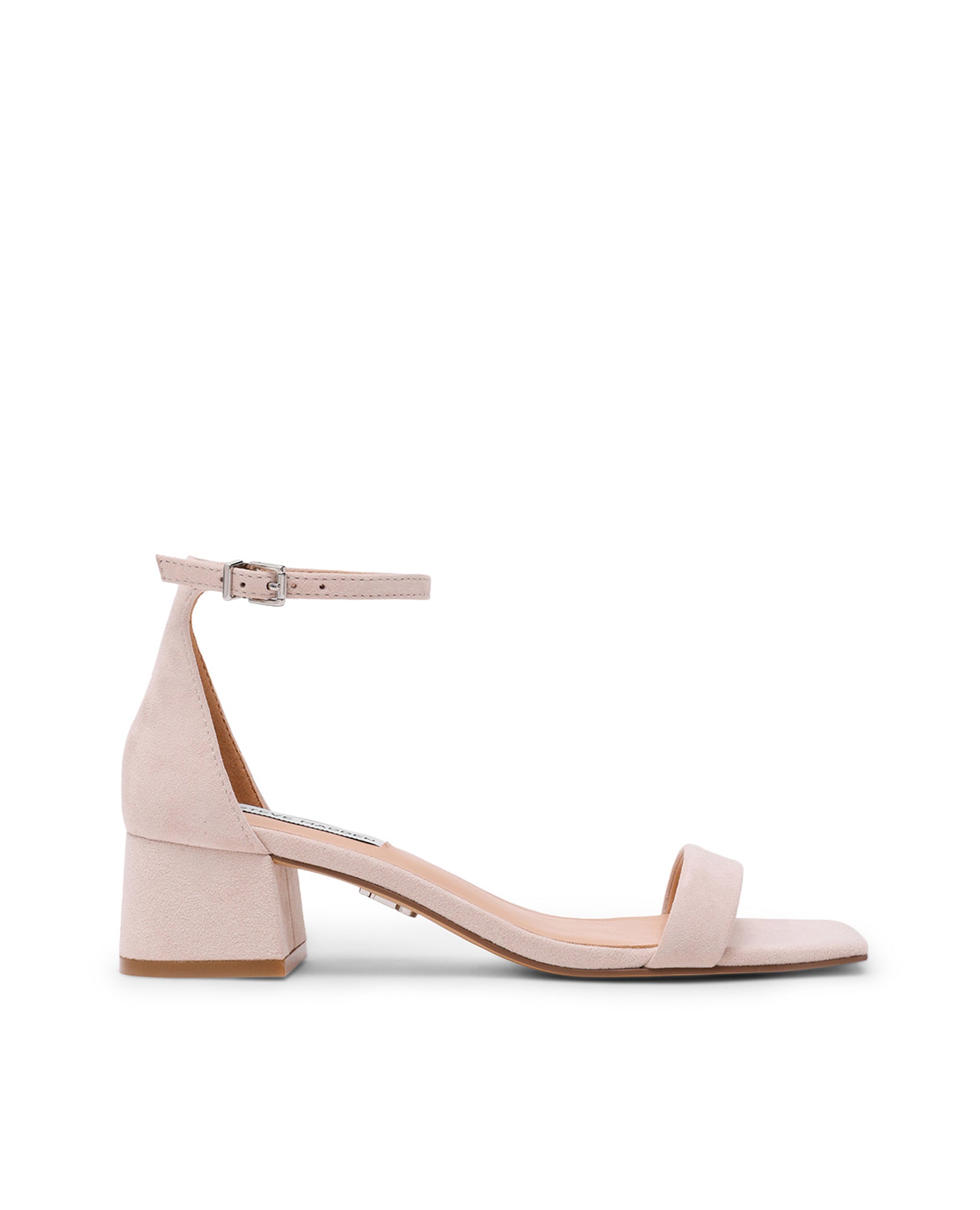 Imagem 0 de Sandálias de Salto Gena Marfim Camurça