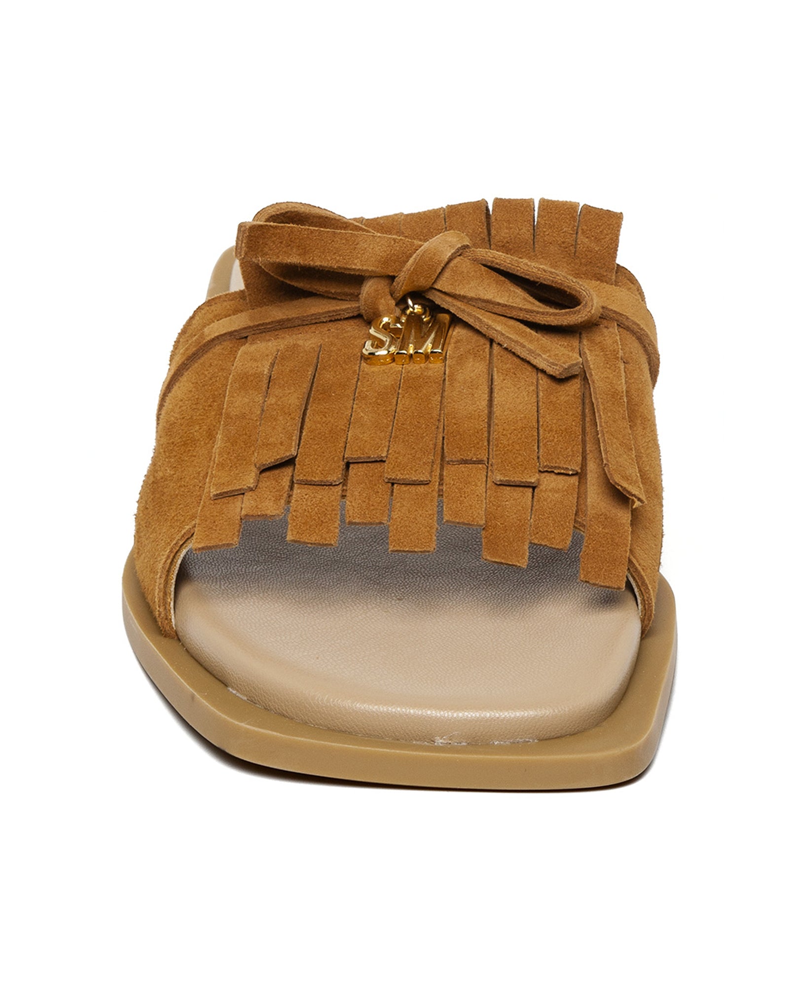 Sandálias Rasas Skipper Cognac Camurça Camel-3