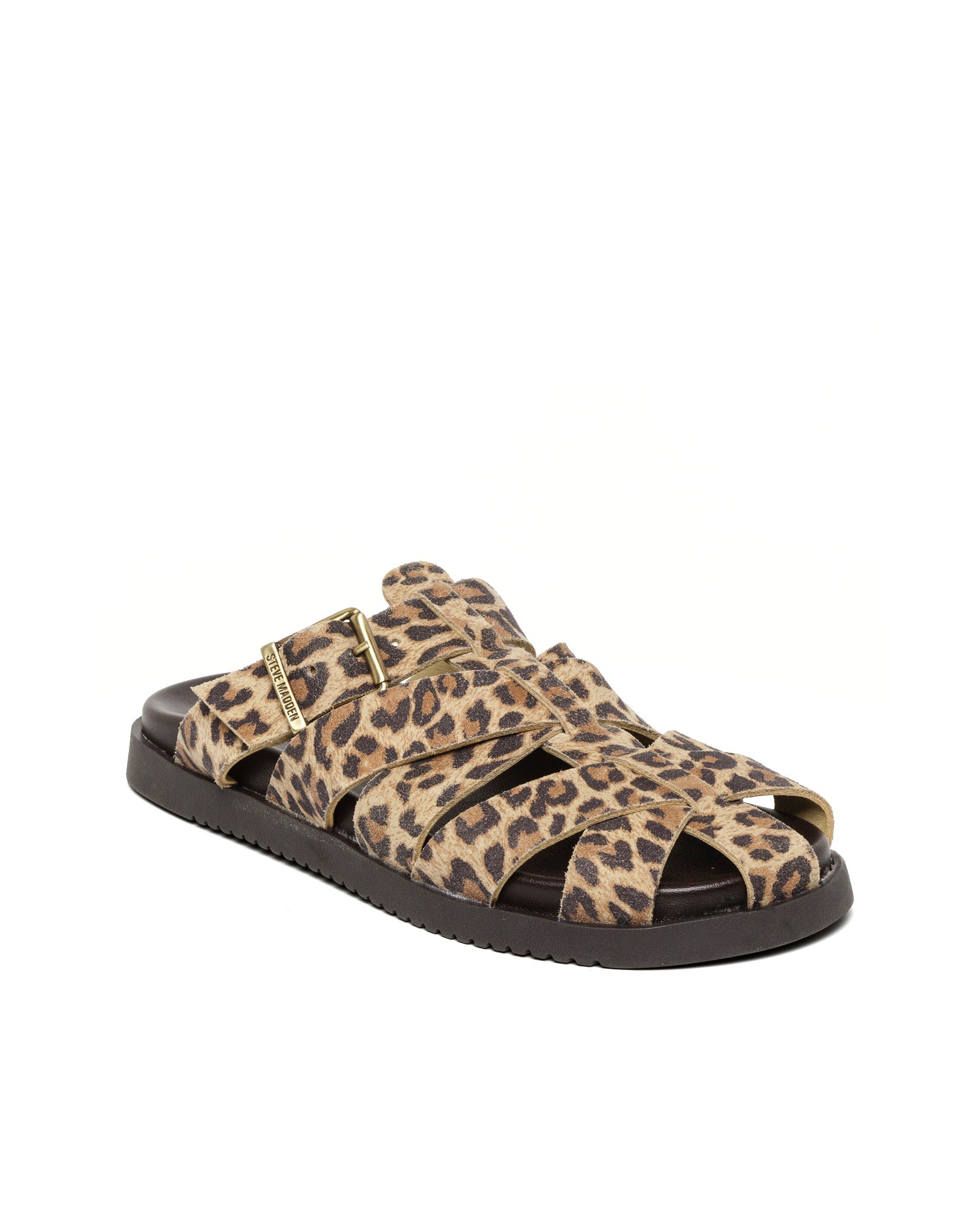 Sandálias Rasas Mamba Leopardo Camurça Estampado-2