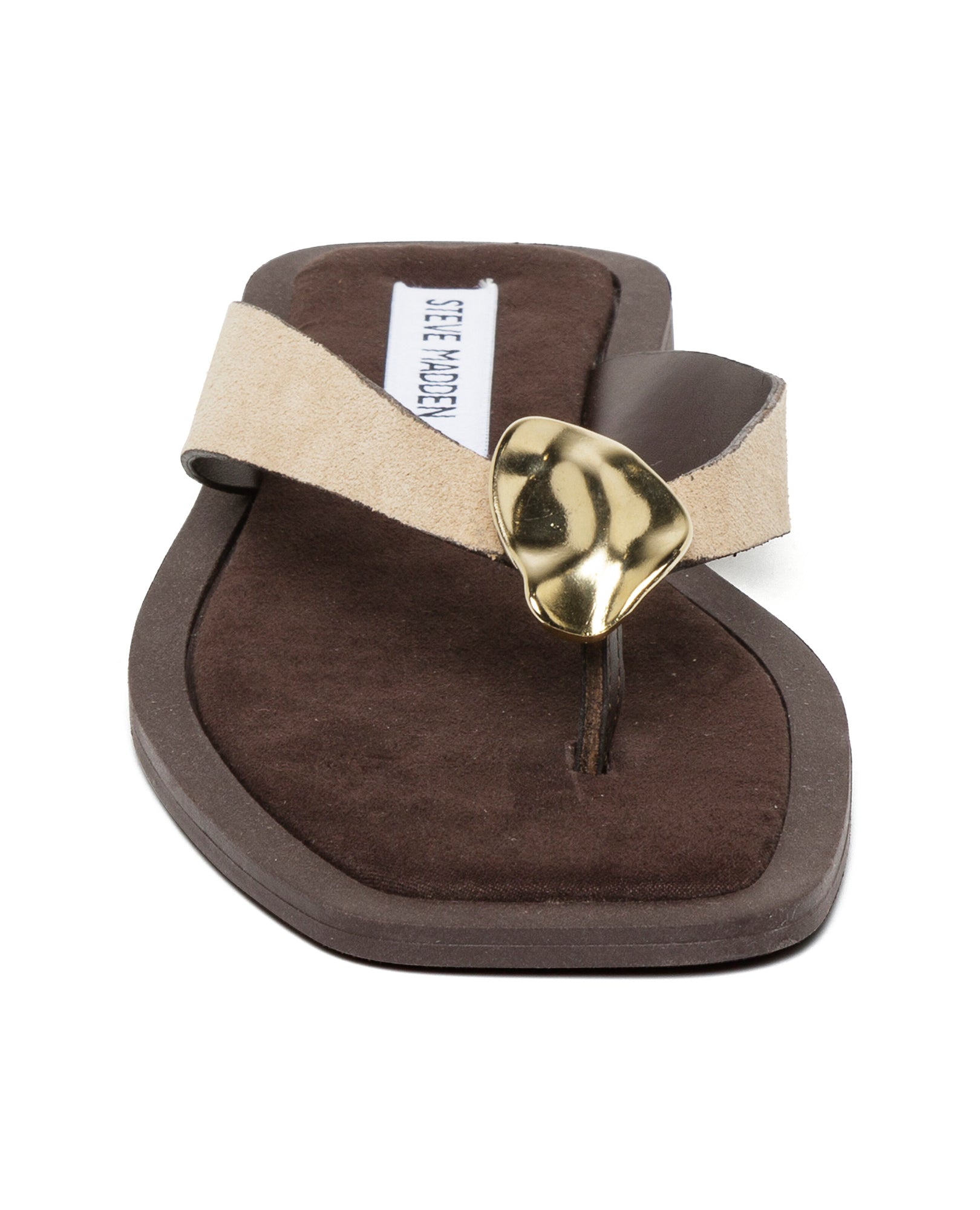 Sandálias Rasas Meira Beige Claro Camurça Castanho-claro-3