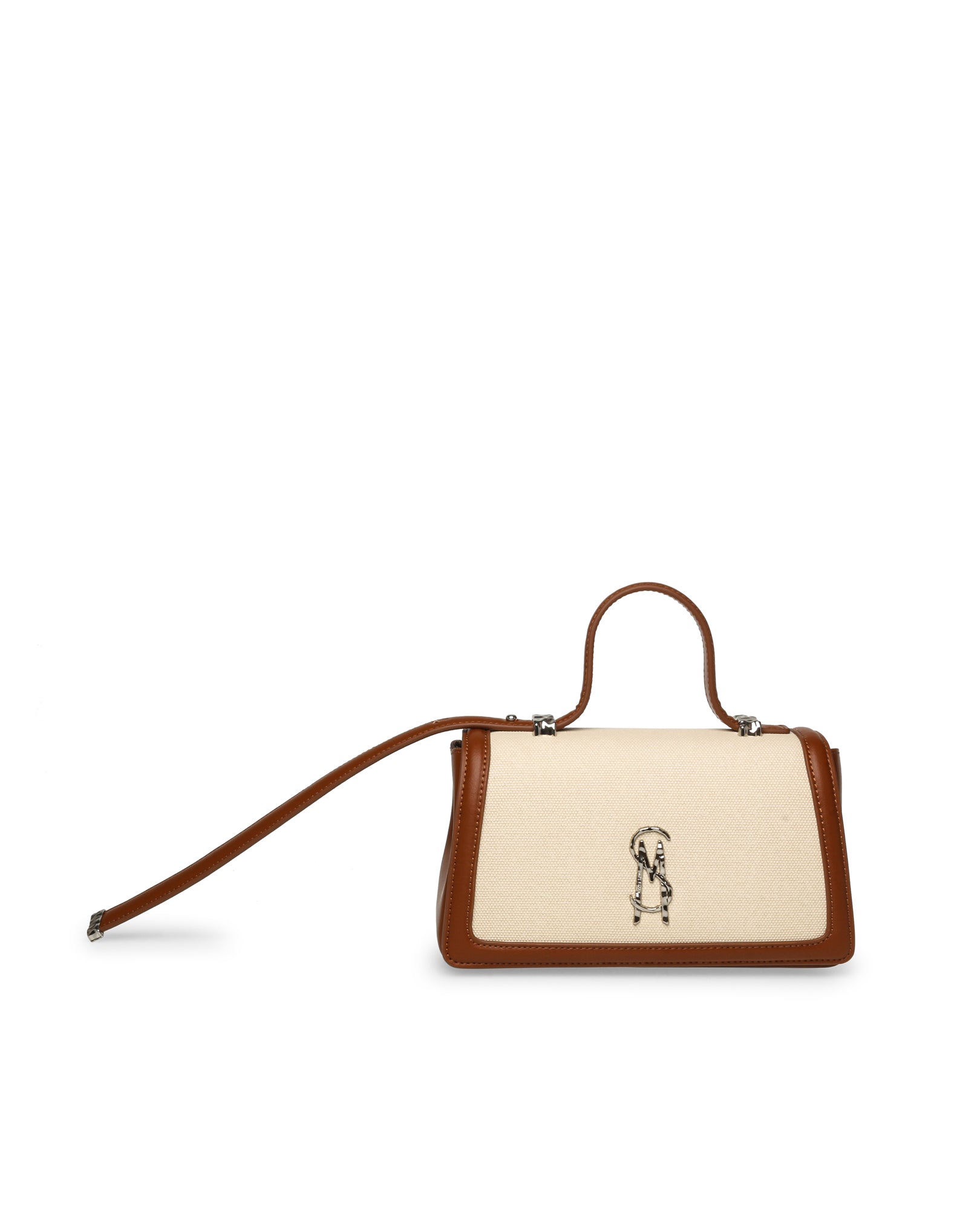 Imagem 0 de Mala a Tiracolo Bquill Cognac/Silver