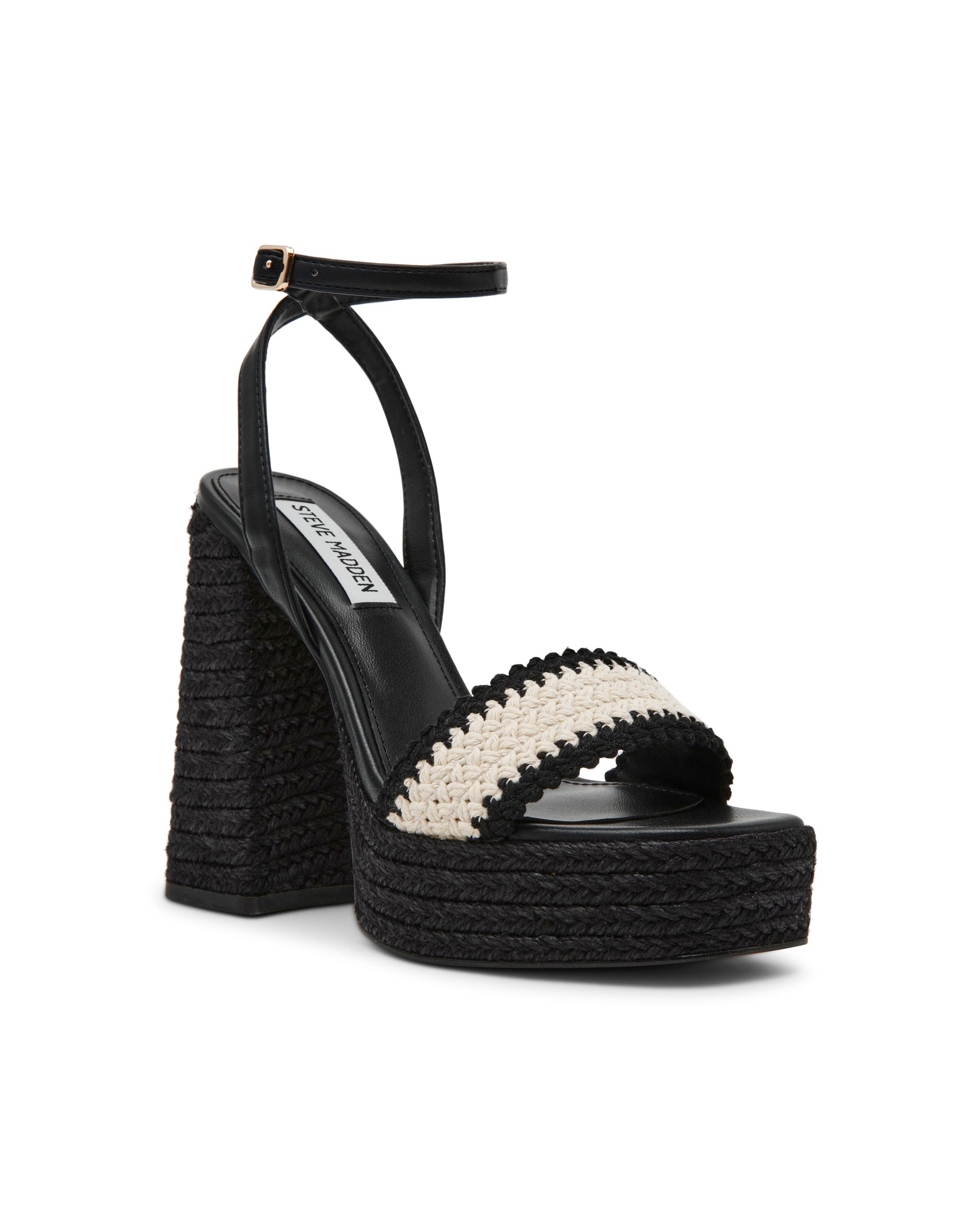 Sandálias de Salto Florencia Black/Bege Creme-2