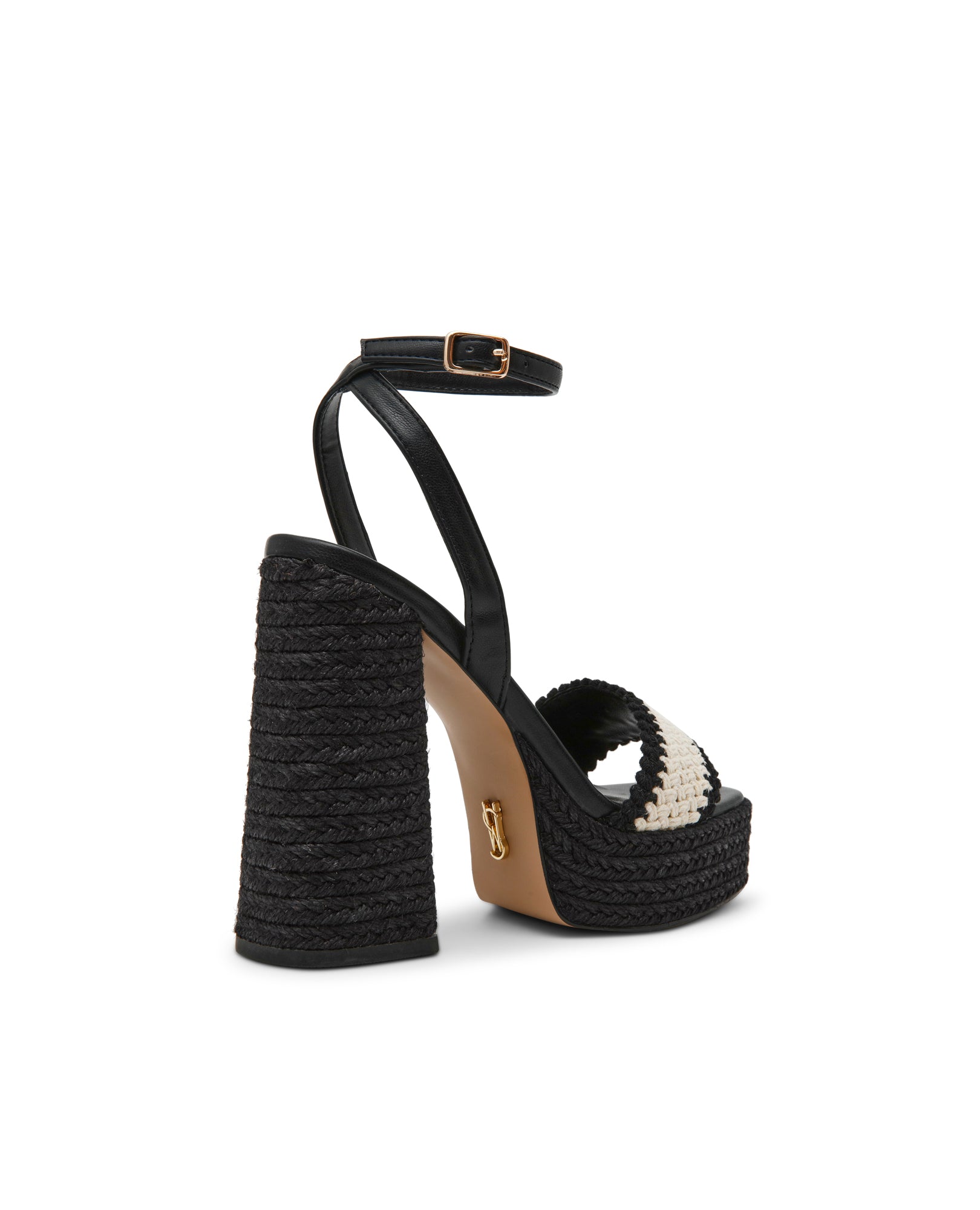 Sandálias de Salto Florencia Black/Bege Creme-3