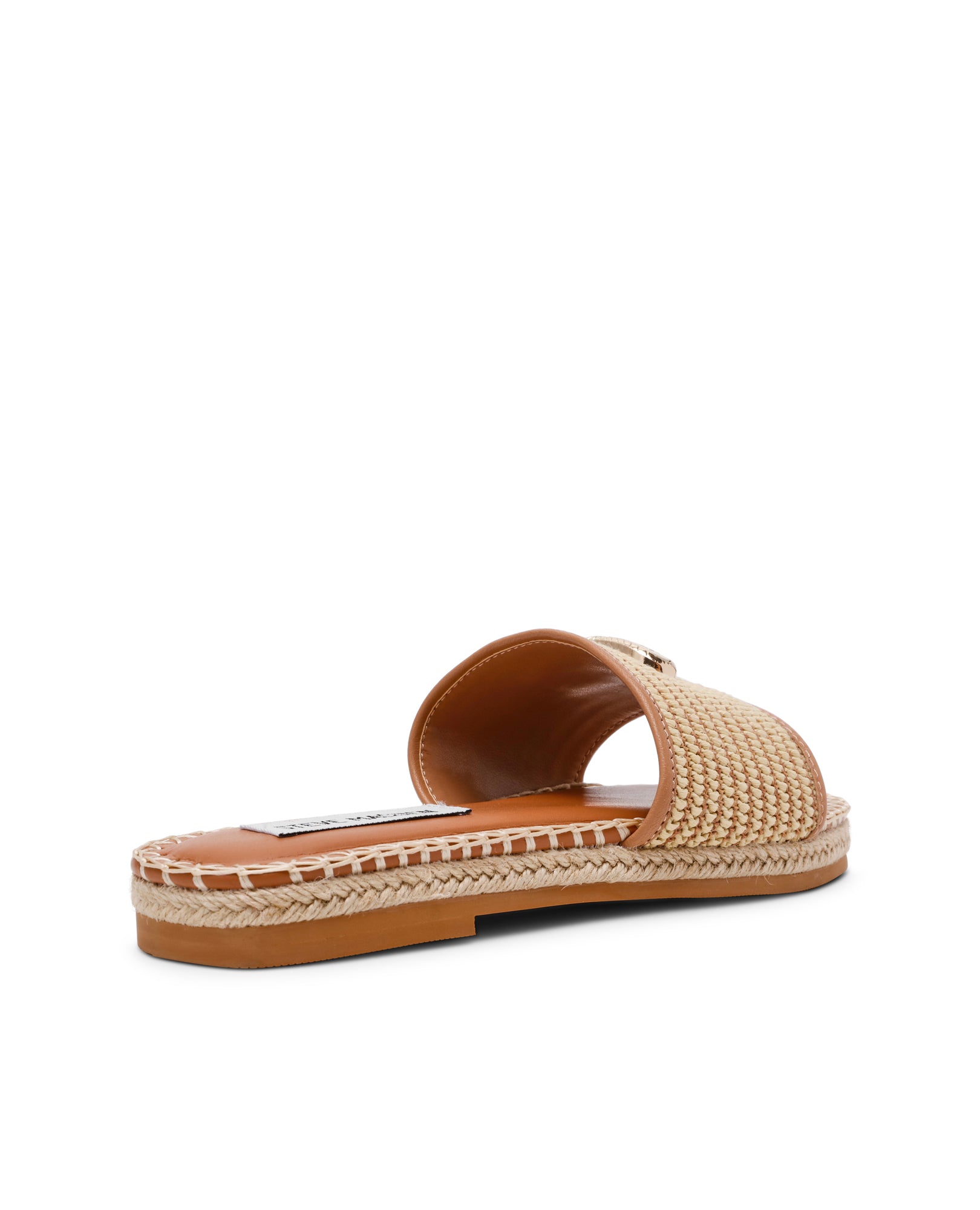 Sandálias Rasas Tropics Natural Raffia Castanho-claro-3