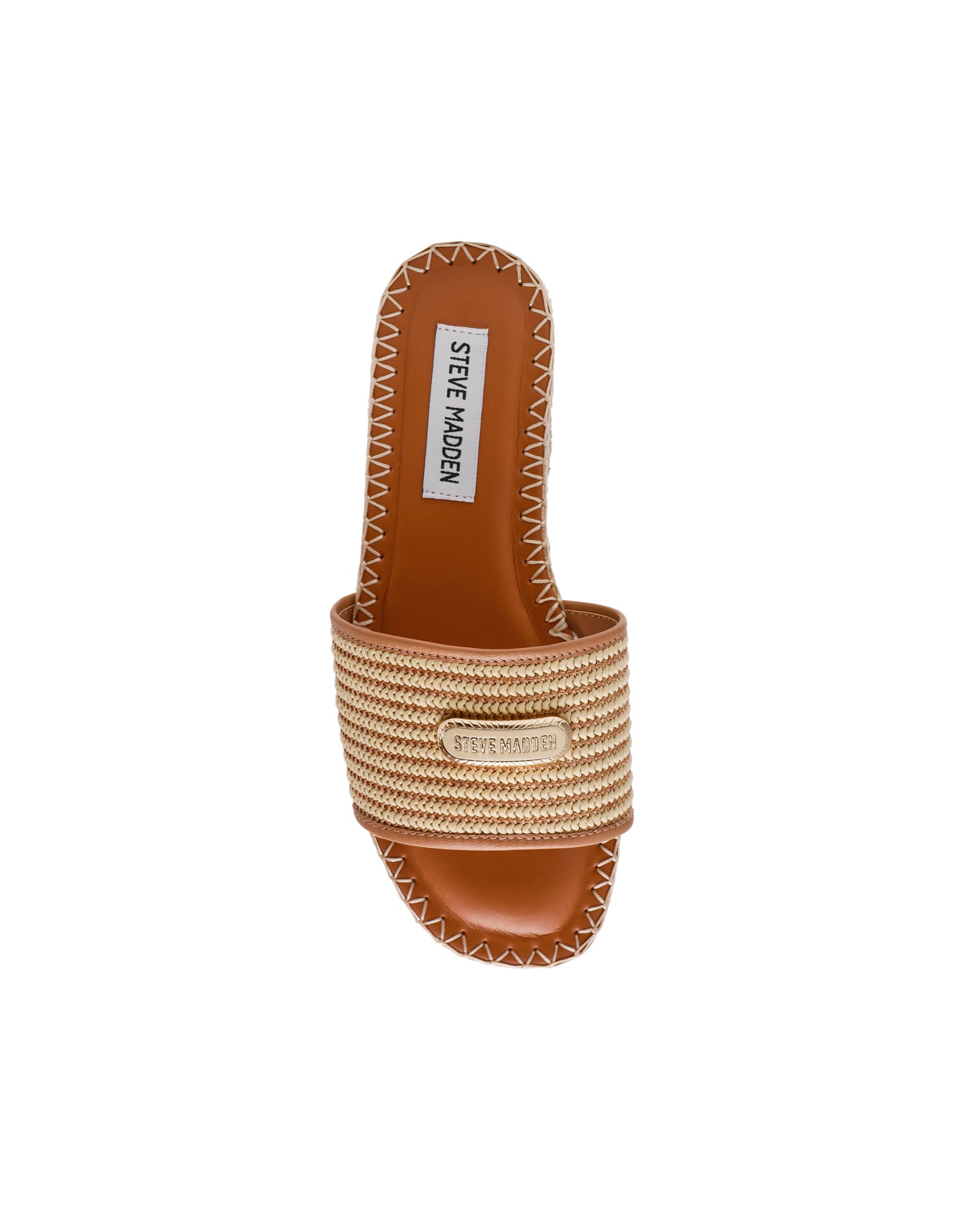 Sandálias Rasas Tropics Natural Raffia Castanho-claro-4