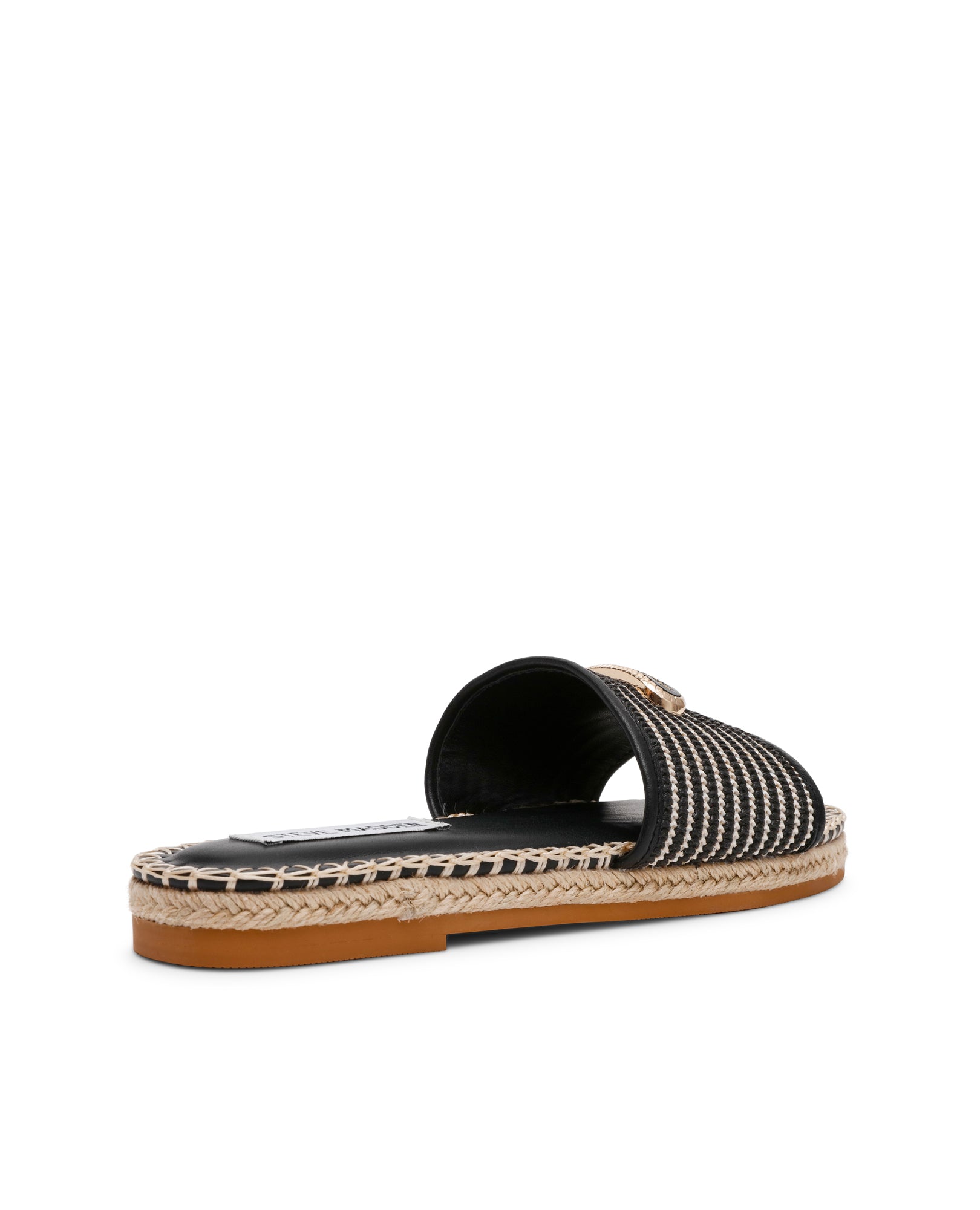 Sandálias Rasas Tropics Preto Raffia Preto-3