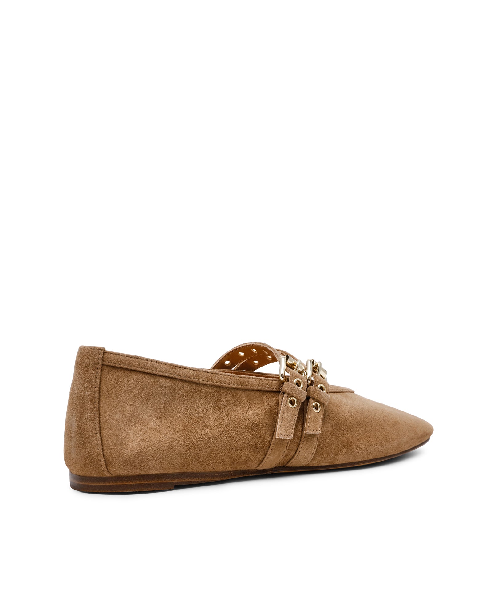 Ballerinas Lydia Taupe Camurça Taupe-3