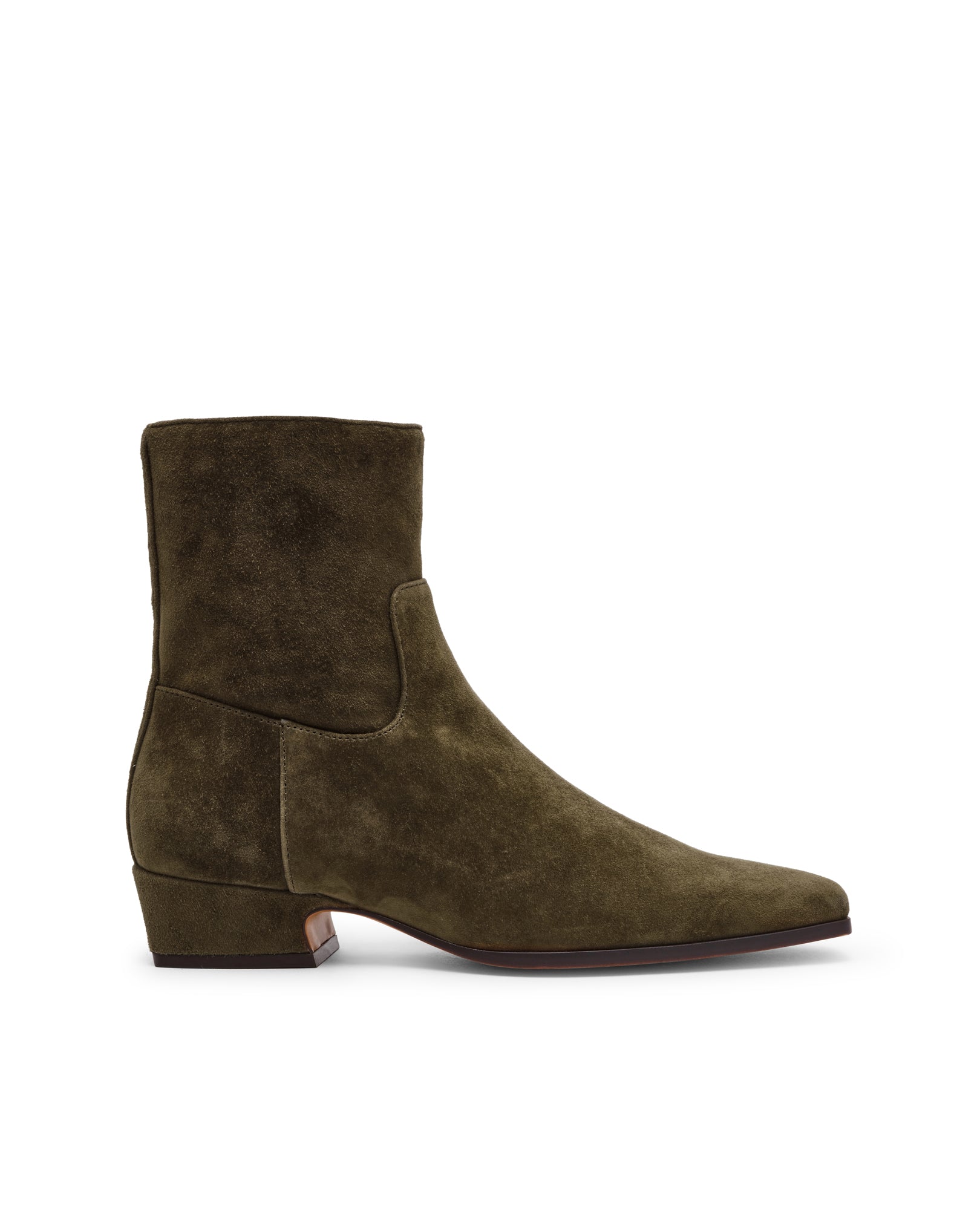 Imagem 0 de Botins Dusty Verde Azeitona Camurça
