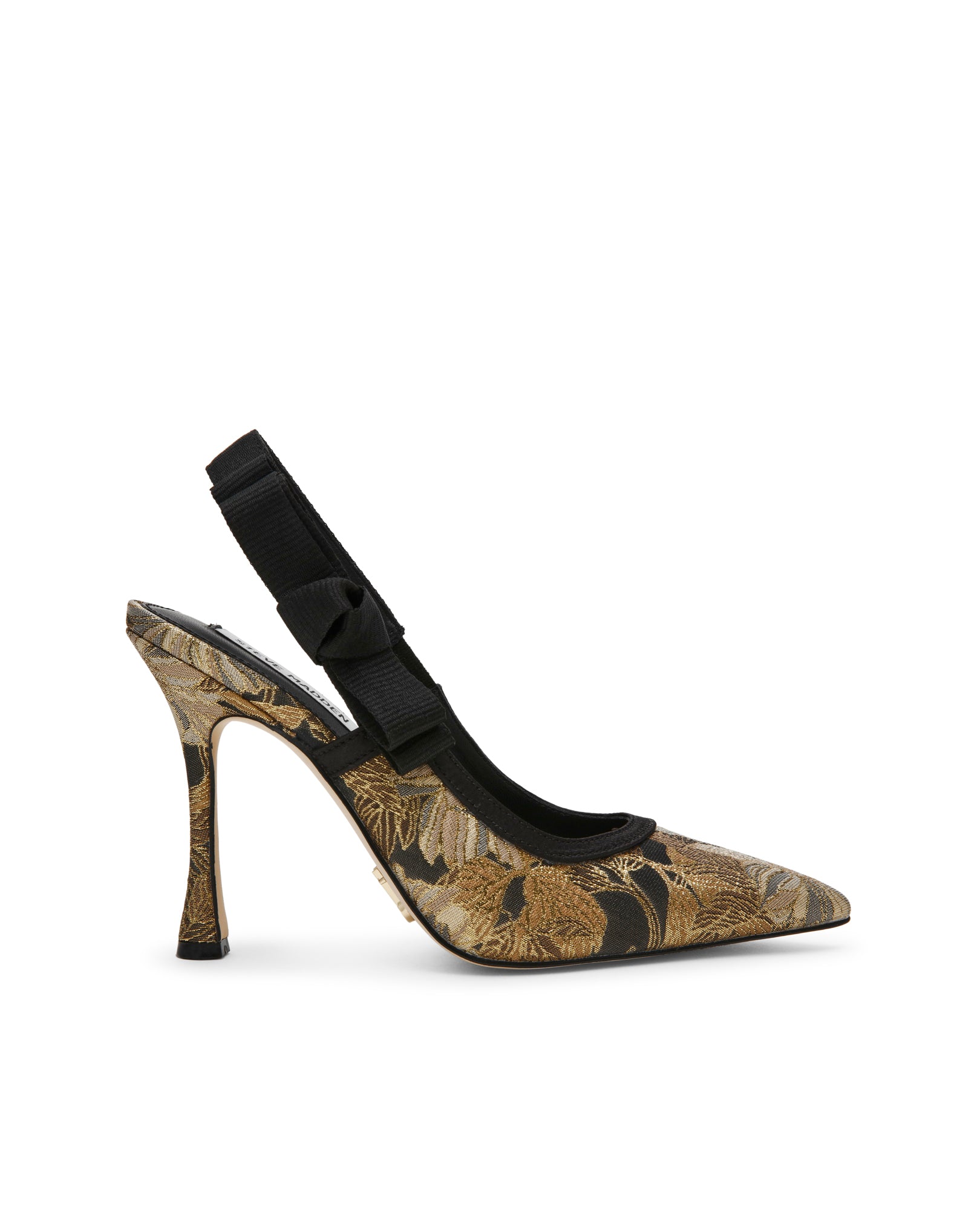 Imagem 0 de Sapatos de Salto Brylie-FB Dourado/Preto