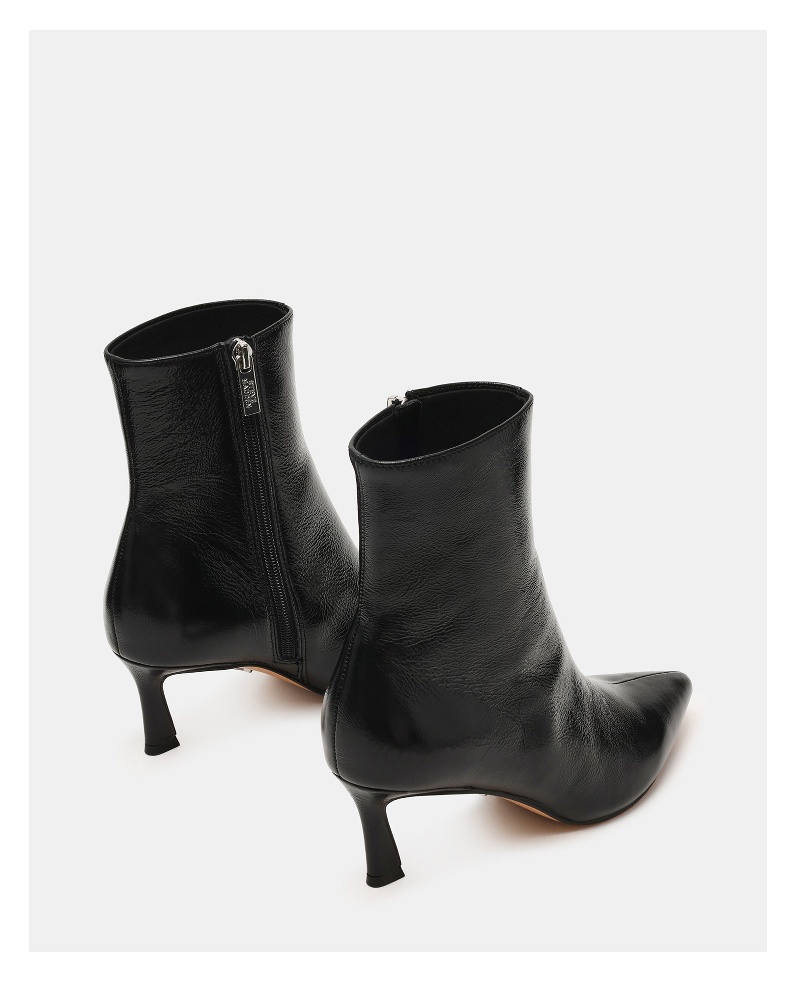 Botins Lulah Preto Crinkle Verniz Preto-3