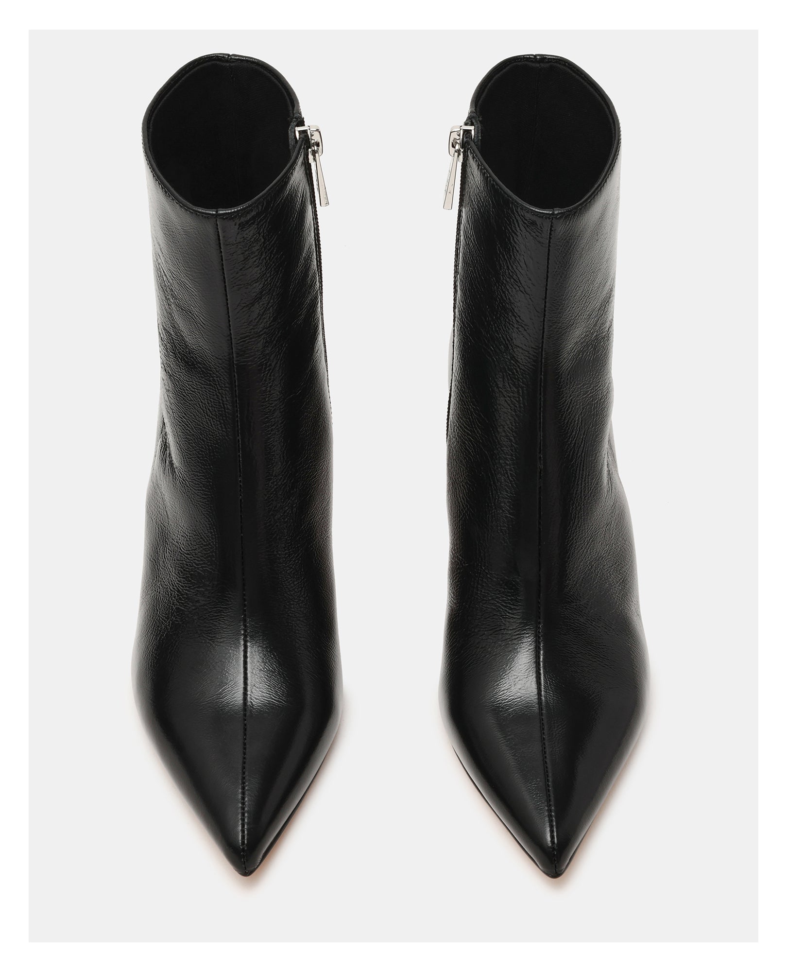Botins Lulah Preto Crinkle Verniz Preto-4