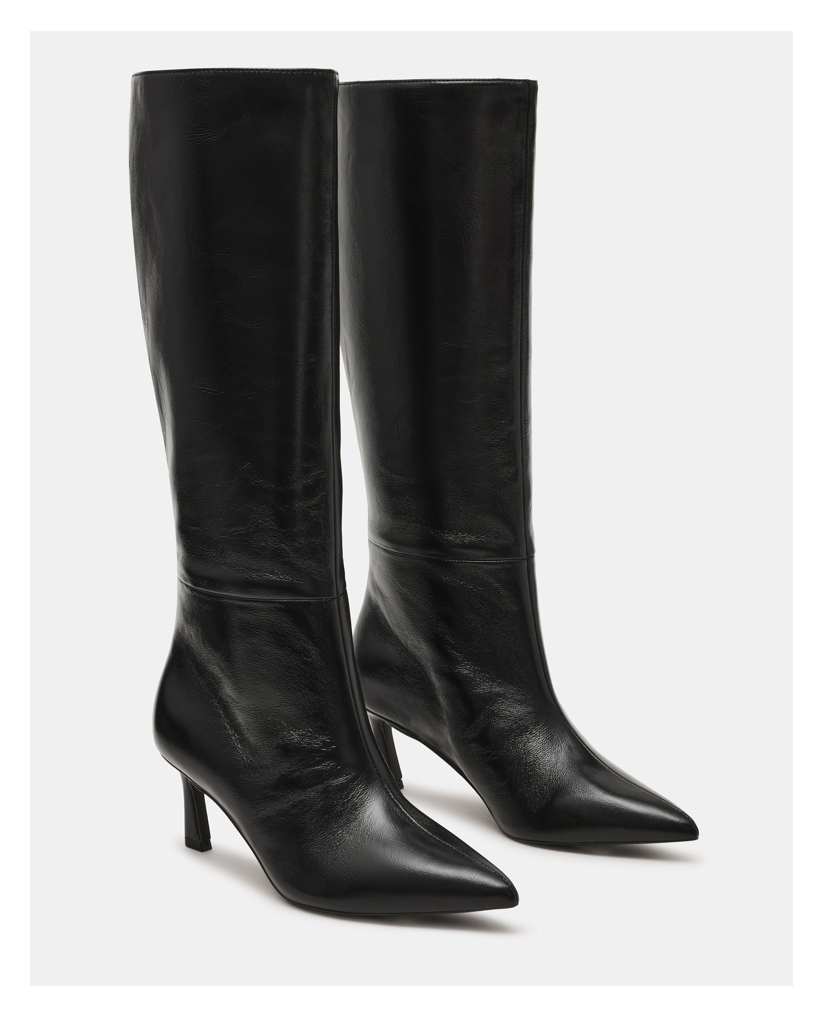 Botas Lavan Preto Crinkle Verniz Preto-2