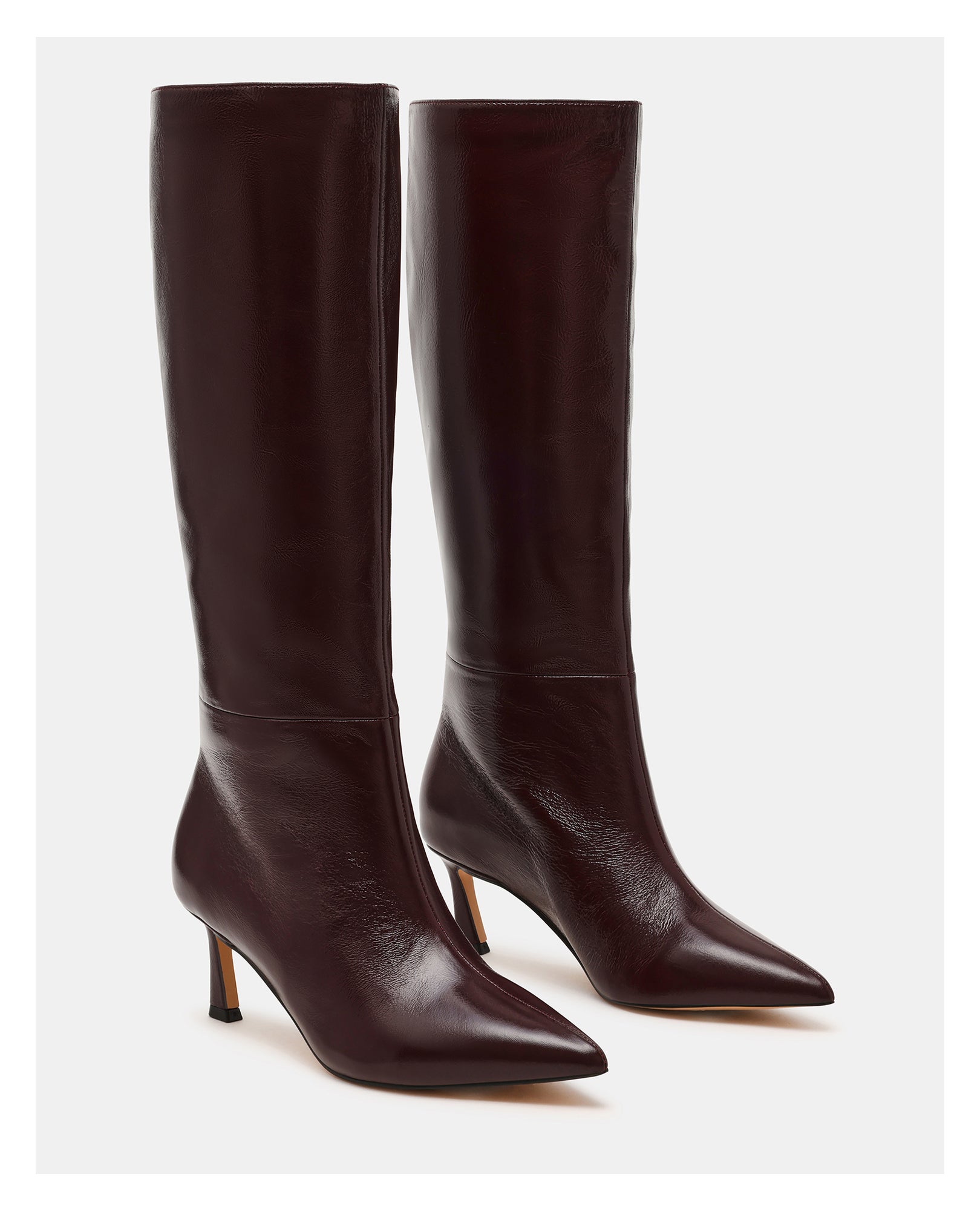 Botas Lavan Cor de Vinho Crinkle Verniz Bordeaux-2