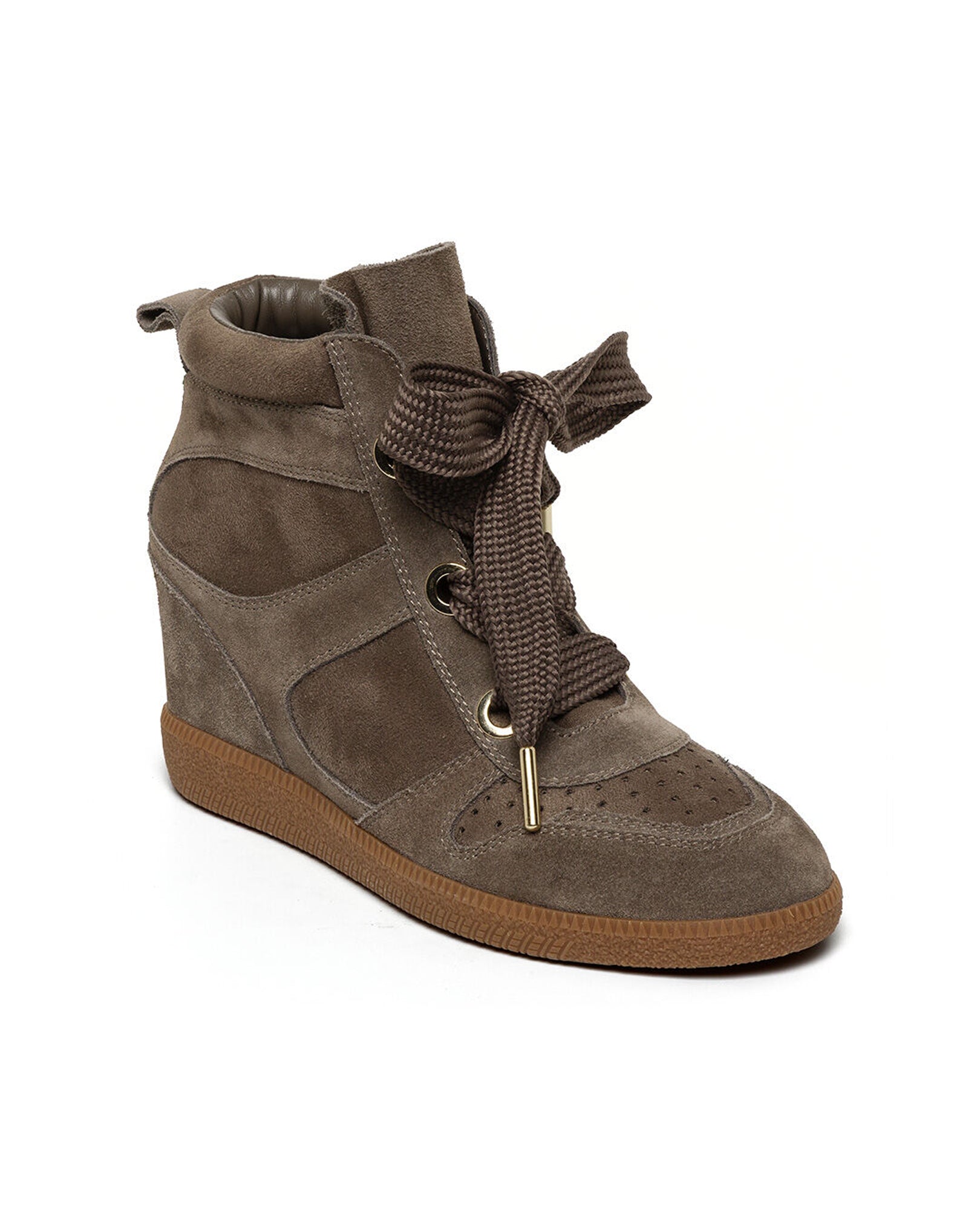 Sapatilhas Mables Taupe Camurça Taupe-2