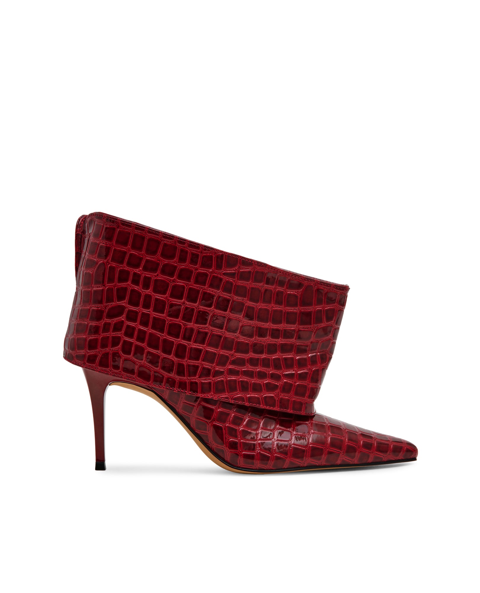 Imagem 0 de Botas Enella Bordeaux Croco