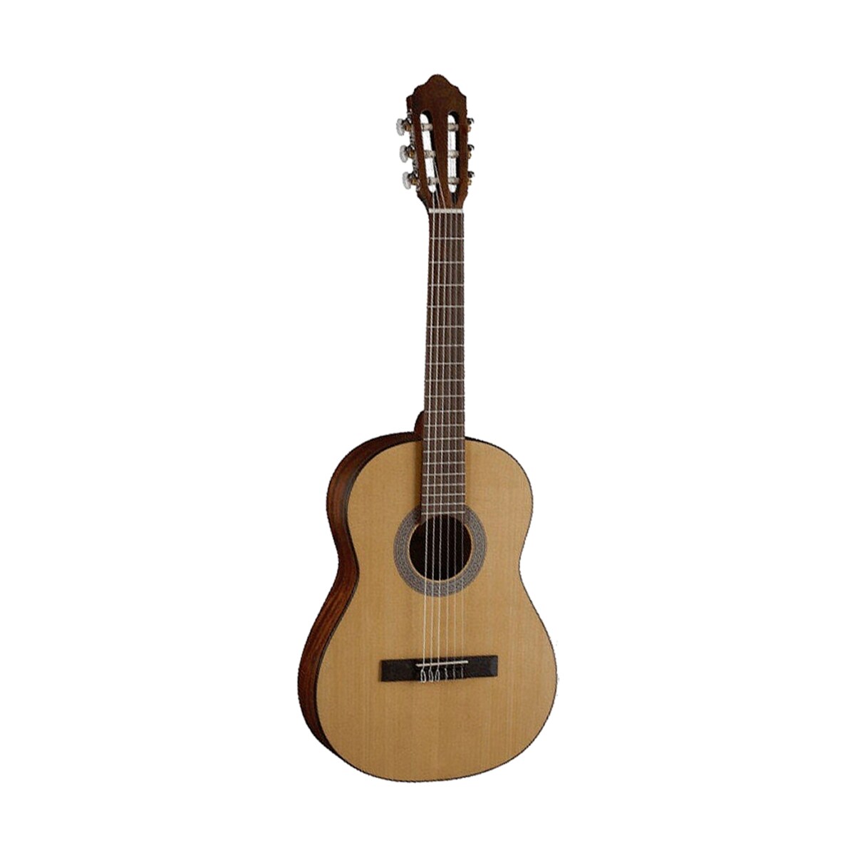 Guitarra clássica 1/2 para crianças Cort Ac50 1/2 com estojo Natural-1