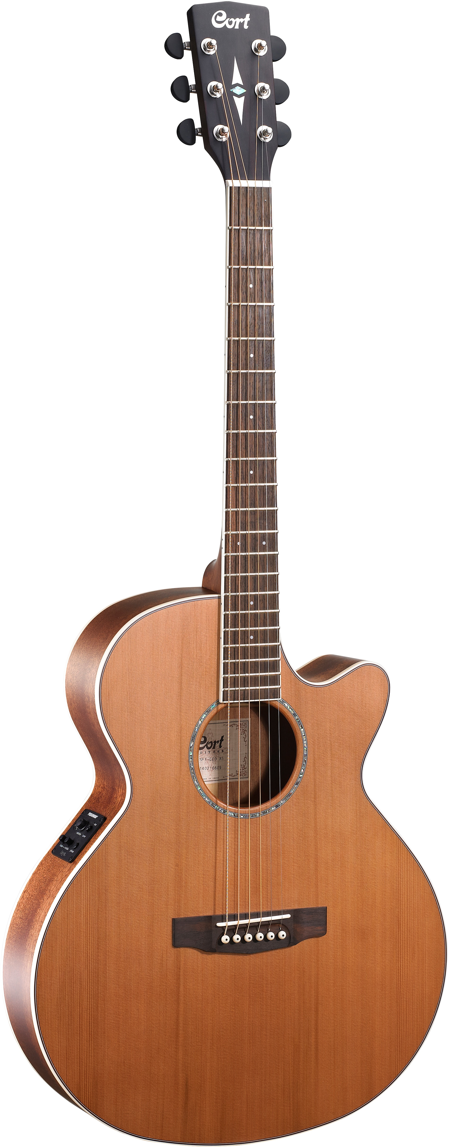 Imagem 0 de Guitarra acústica de 6 cordas com Cutaway Cort Sfx-Ced Ns.
