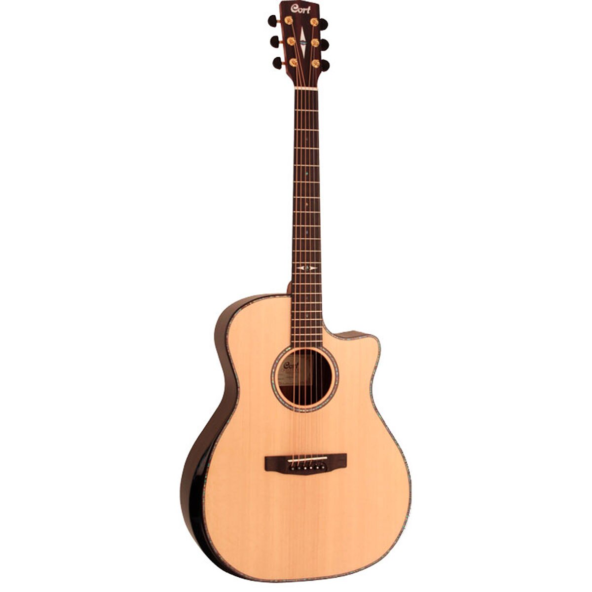 Imagem 0 de Guitarra acústica Cort Ga-Pf Bevel Nat